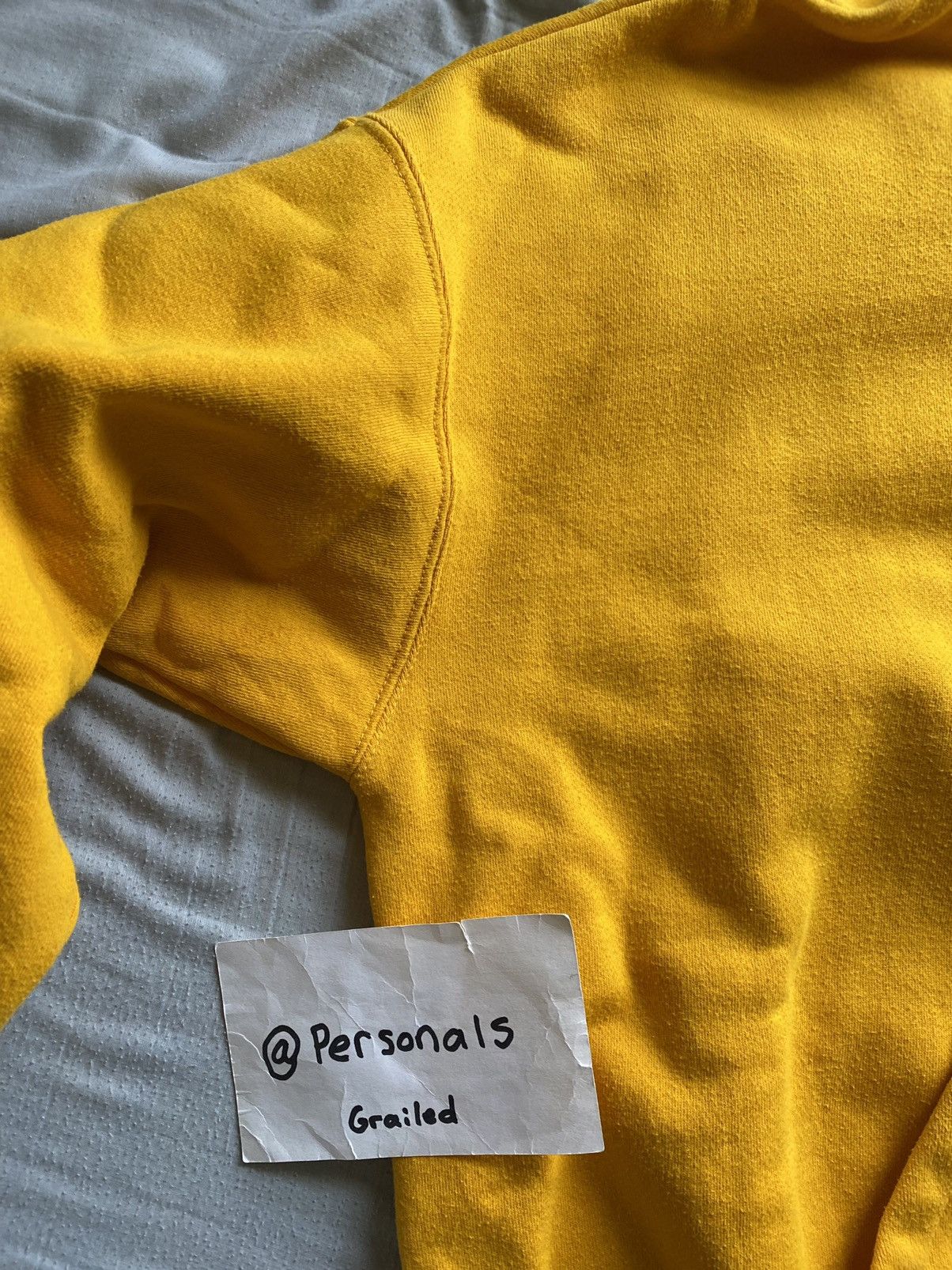 FOG × Fear of God RARE Fear of God Essentials Graphic Hoodie Yellow Medium Size US M / EU 48-50 / 2 - 14 Thumbnail