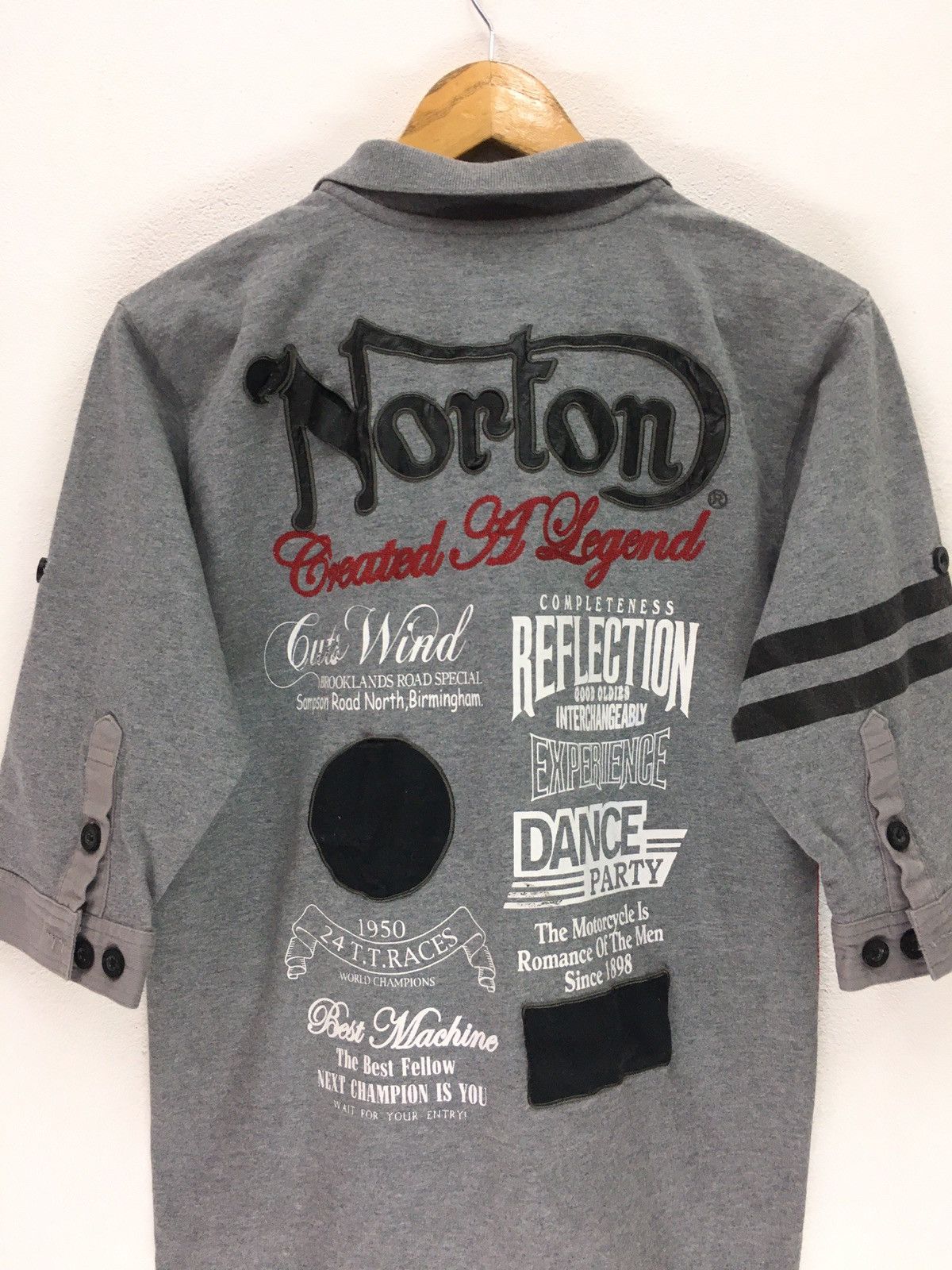 Norton × Sports Specialties Vintage Norton Motorcycle Polo Shirt Size US M / EU 48-50 / 2 - 3 Thumbnail