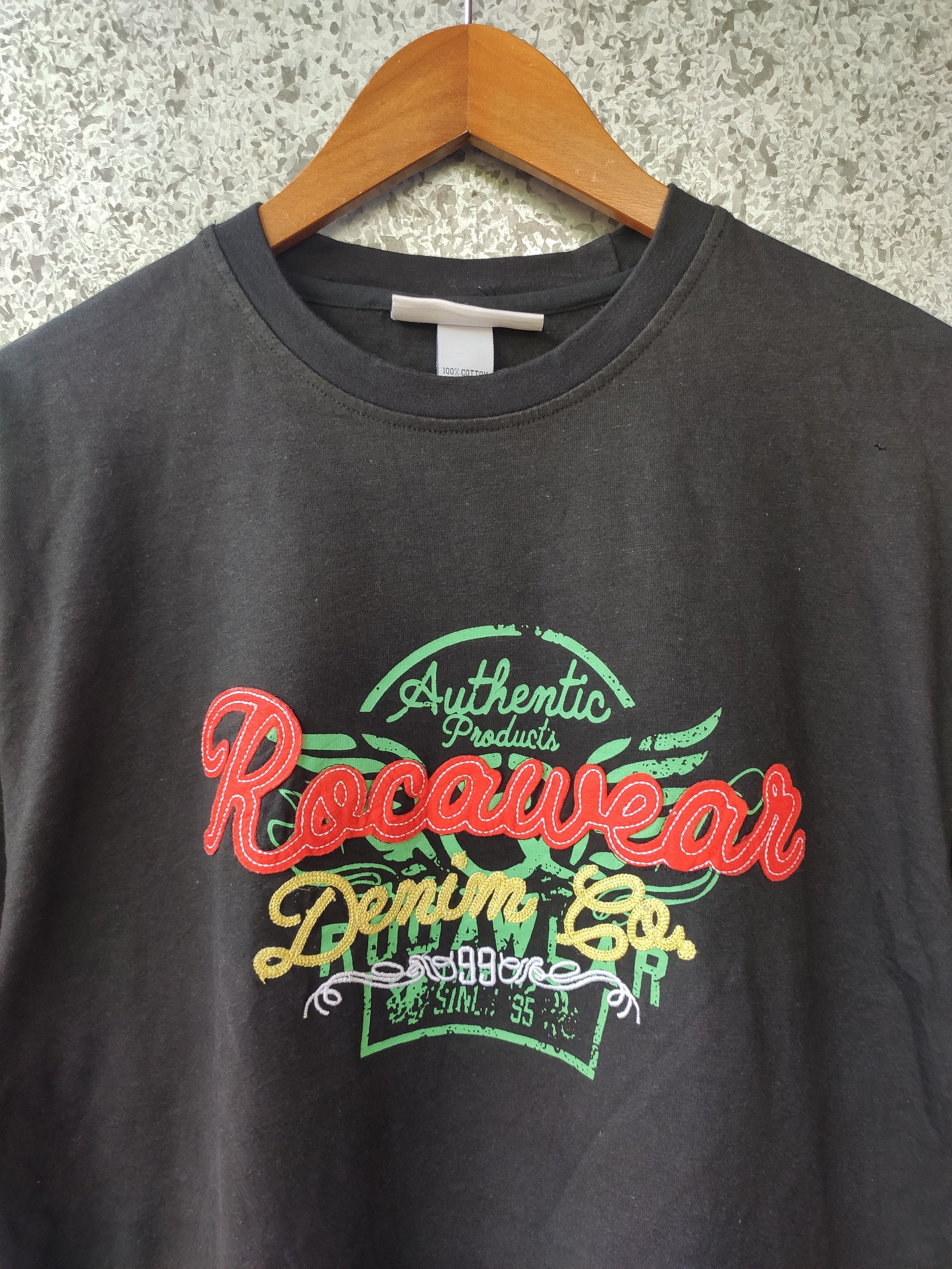 JNCO Rocawear t shirt spell out Size US XL / EU 56 / 4 - 2 Thumbnail