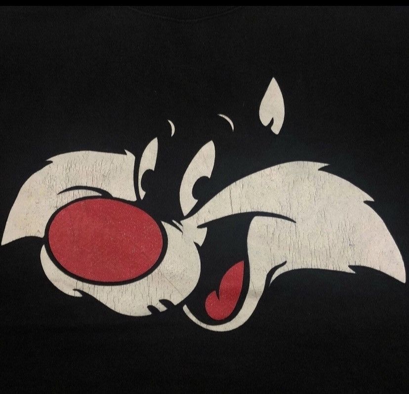 Cartoon Network Vintage 90s Sylvester sweatshirt Pullover cartoon Size US XL / EU 56 / 4 - 2 Thumbnail