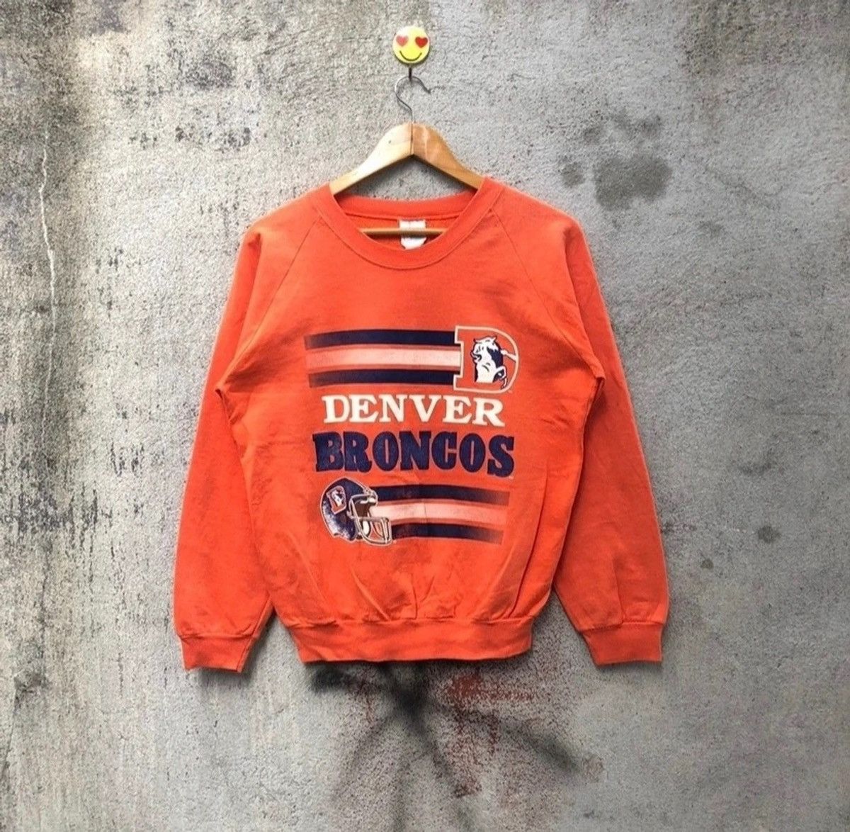NFL Vintage 80s denver broncos NFL sweatshirt pullover Size US M / EU 48-50 / 2 - 1 Thumbnail