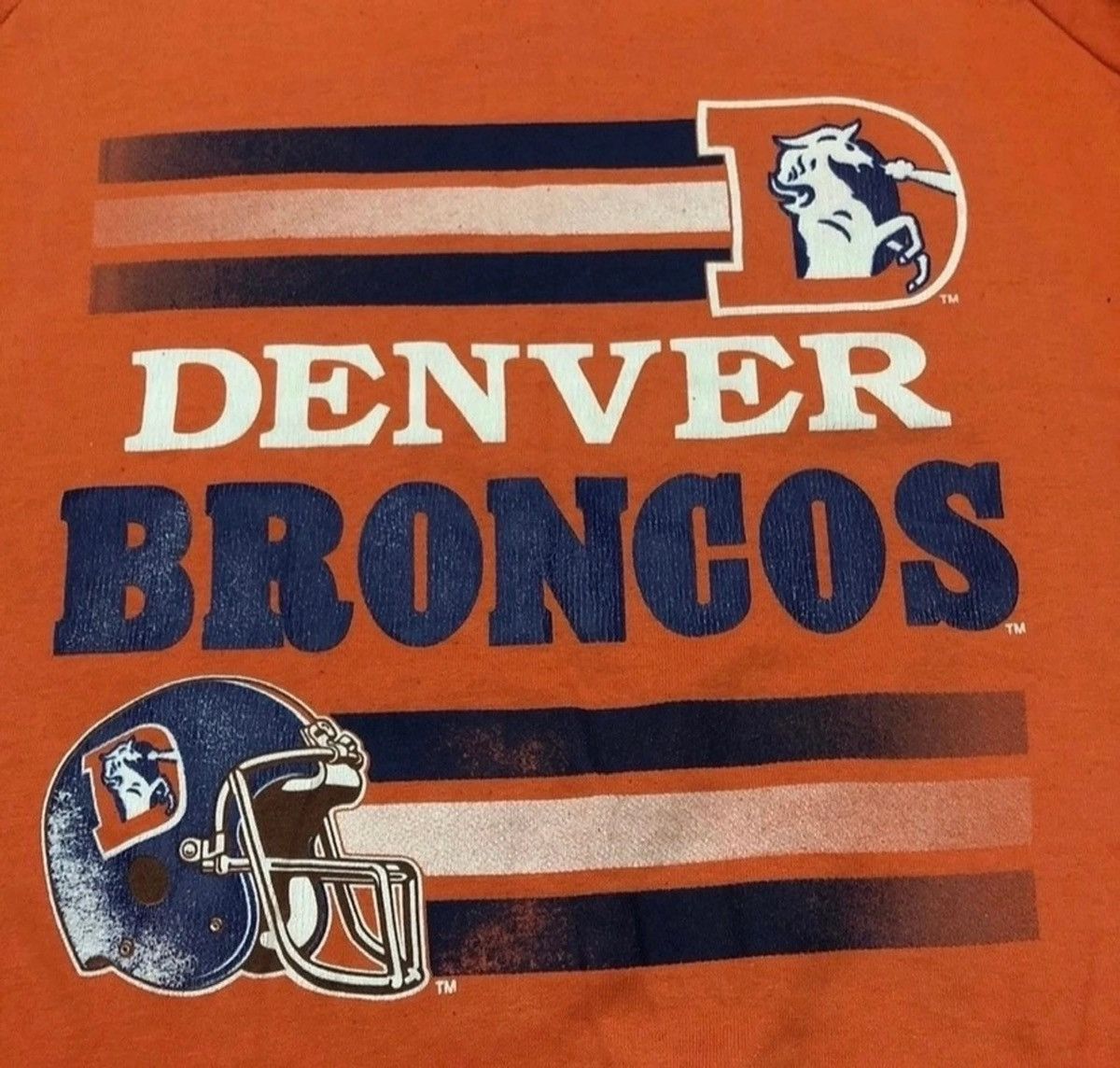 NFL Vintage 80s denver broncos NFL sweatshirt pullover Size US M / EU 48-50 / 2 - 2 Thumbnail