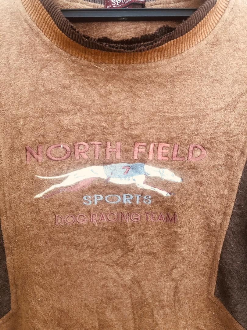 Japanese Brand × Vintage Vintage North Field Sport Dog Racing Team Fashion Style Size US L / EU 52-54 / 3 - 6 Thumbnail