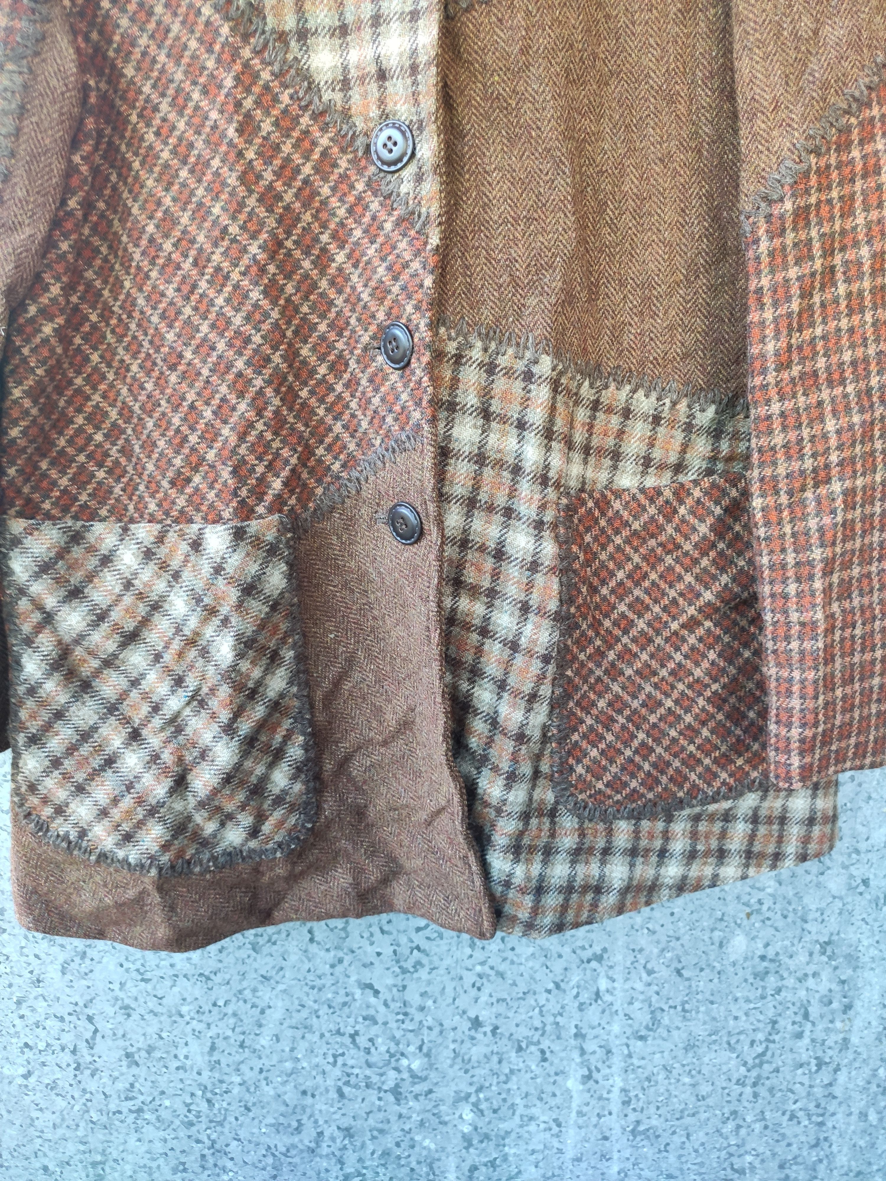 Japanese Brand Pou Dou Dou Jacket Patchwork Design Size US M / EU 48-50 / 2 - 4 Thumbnail