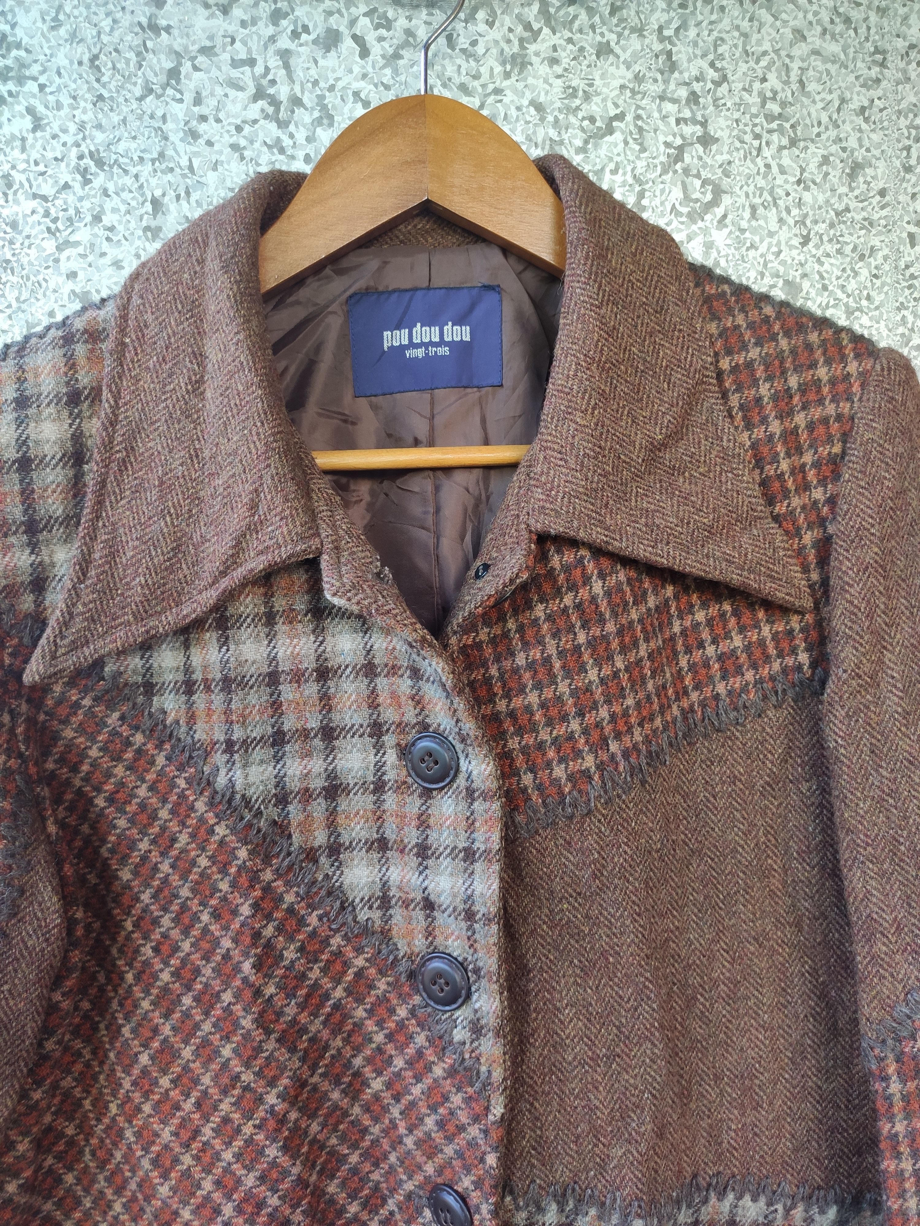 Japanese Brand Pou Dou Dou Jacket Patchwork Design Size US M / EU 48-50 / 2 - 2 Thumbnail