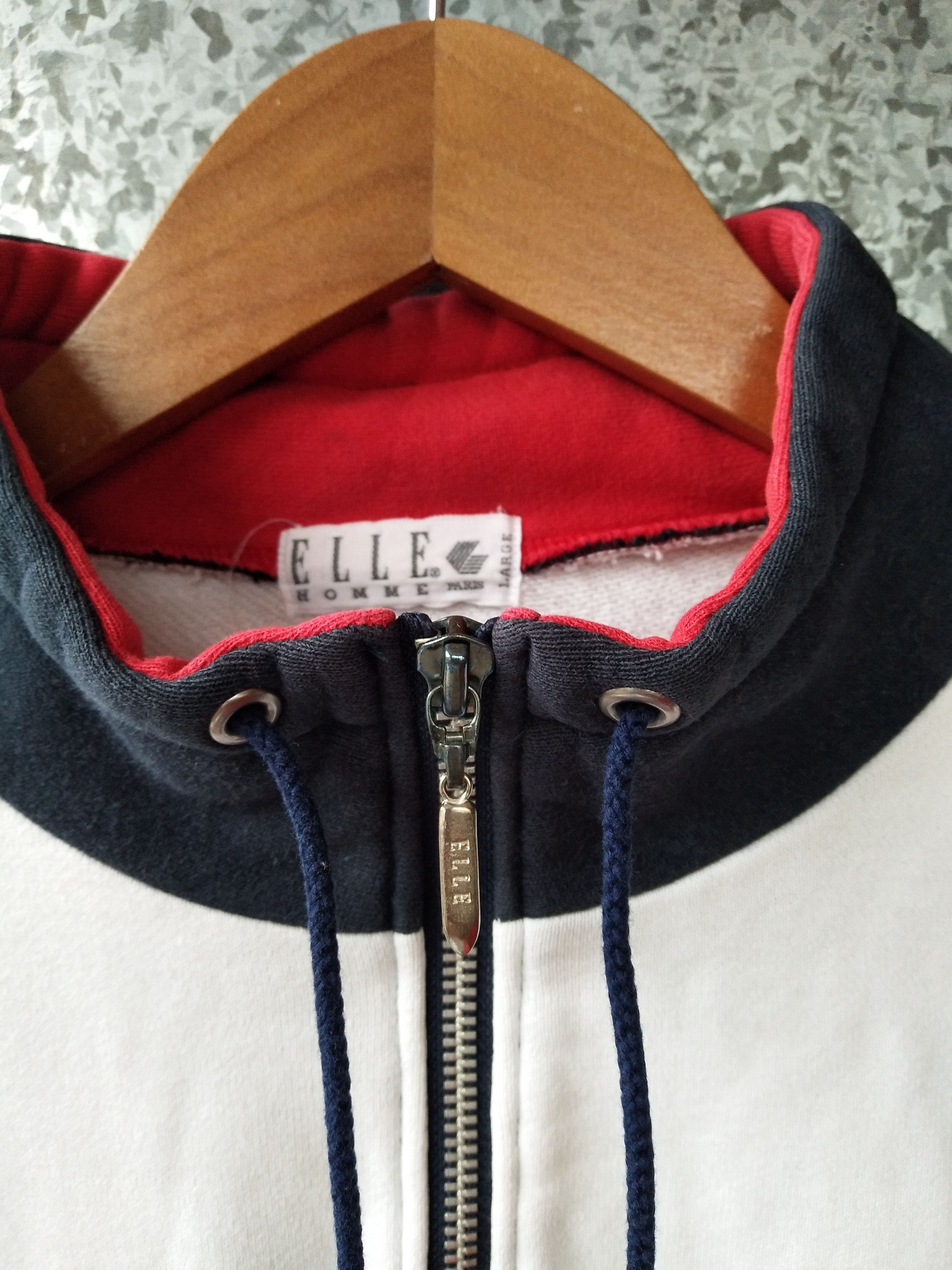 Vintage Vintage ELLE Homme sweatshirt colour block Size US L / EU 52-54 / 3 - 4 Thumbnail