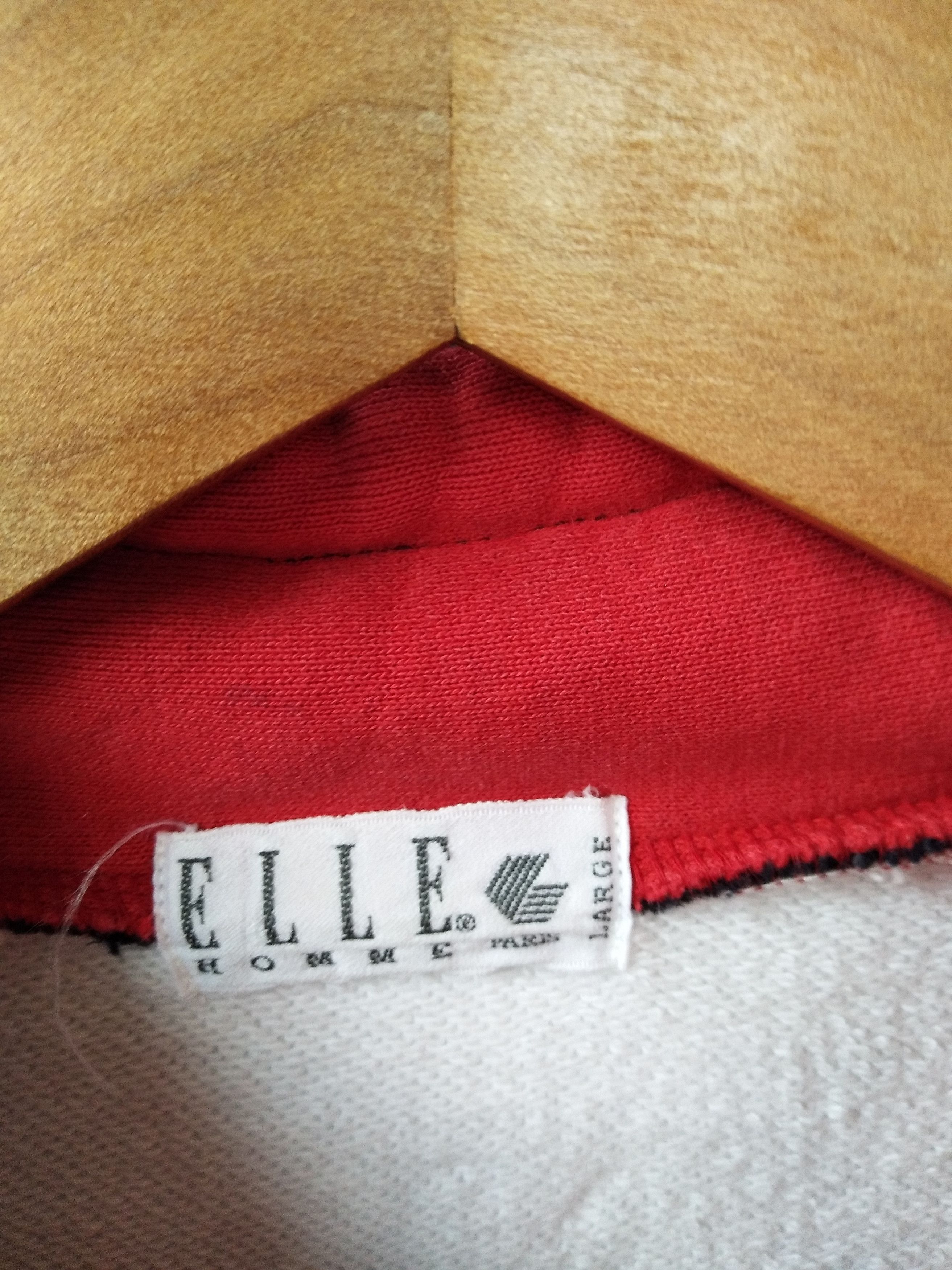 Vintage Vintage ELLE Homme sweatshirt colour block Size US L / EU 52-54 / 3 - 5 Thumbnail
