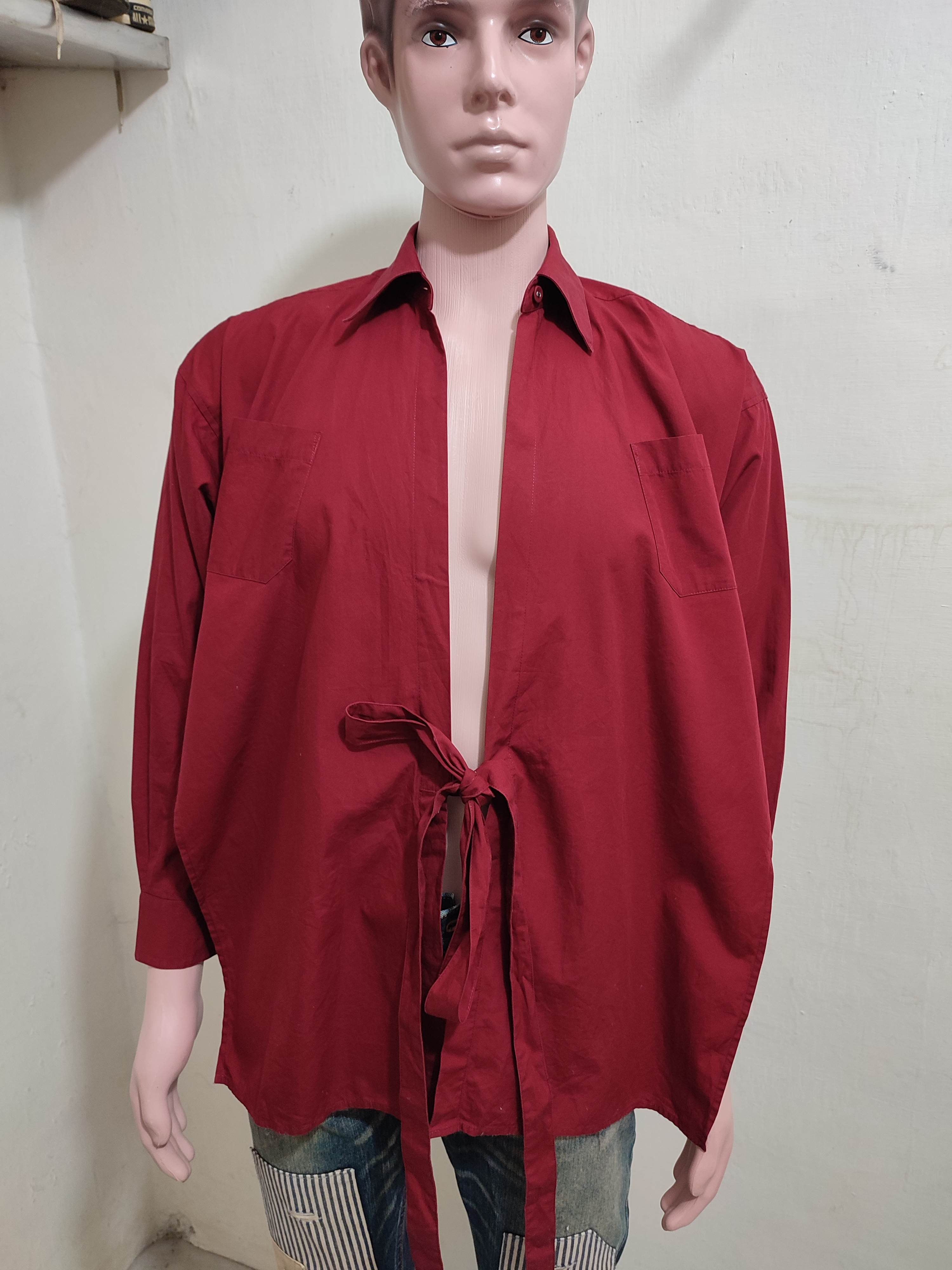 Jean Paul Gaultier × Vintage Rare!!! Vintage Jean Paul Gaultier Kimono Style Shirt Size US S / EU 44-46 / 1 - 4 Thumbnail