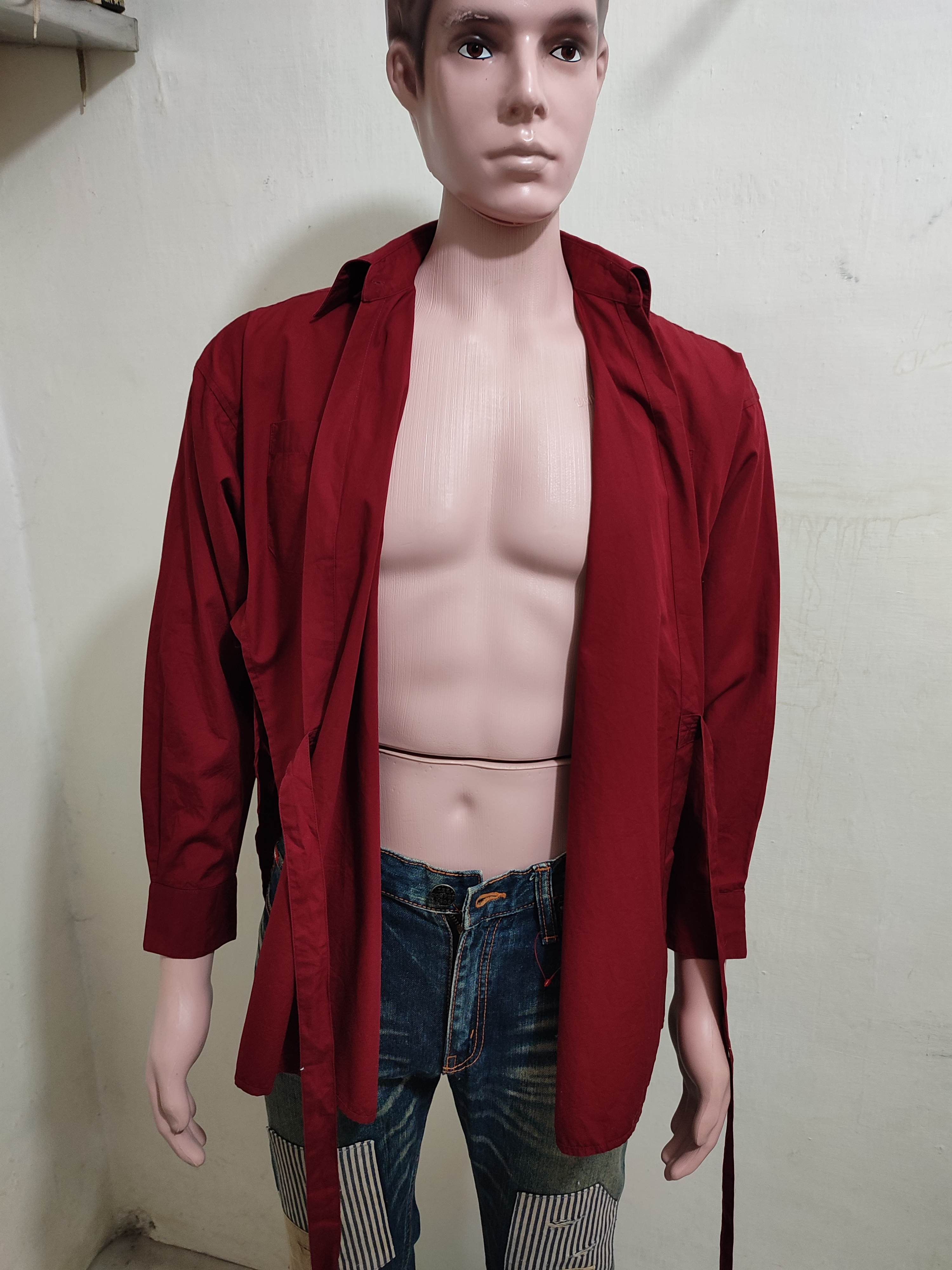 Jean Paul Gaultier × Vintage Rare!!! Vintage Jean Paul Gaultier Kimono Style Shirt Size US S / EU 44-46 / 1 - 2 Thumbnail