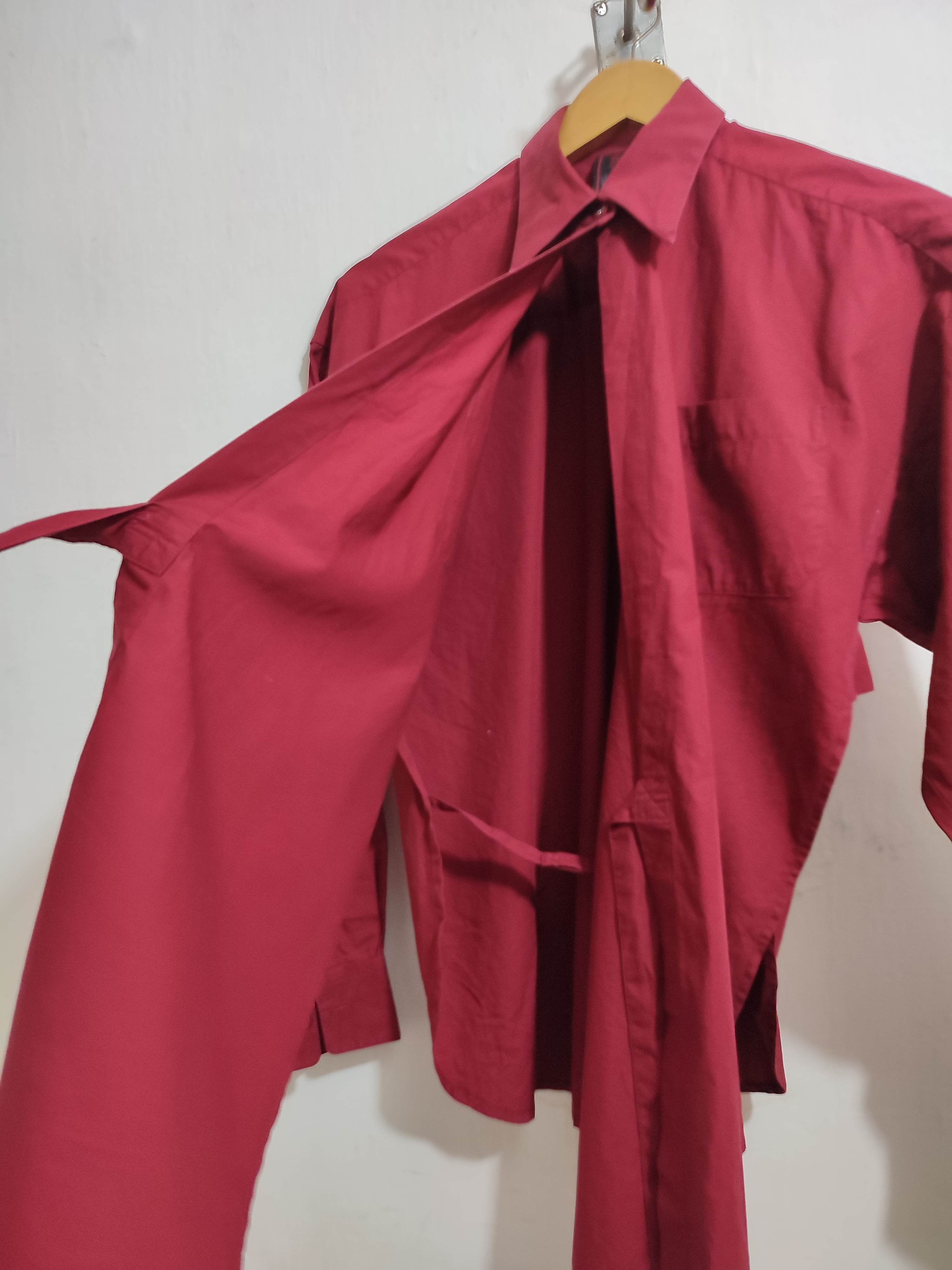 Jean Paul Gaultier × Vintage Rare!!! Vintage Jean Paul Gaultier Kimono Style Shirt Size US S / EU 44-46 / 1 - 15 Thumbnail