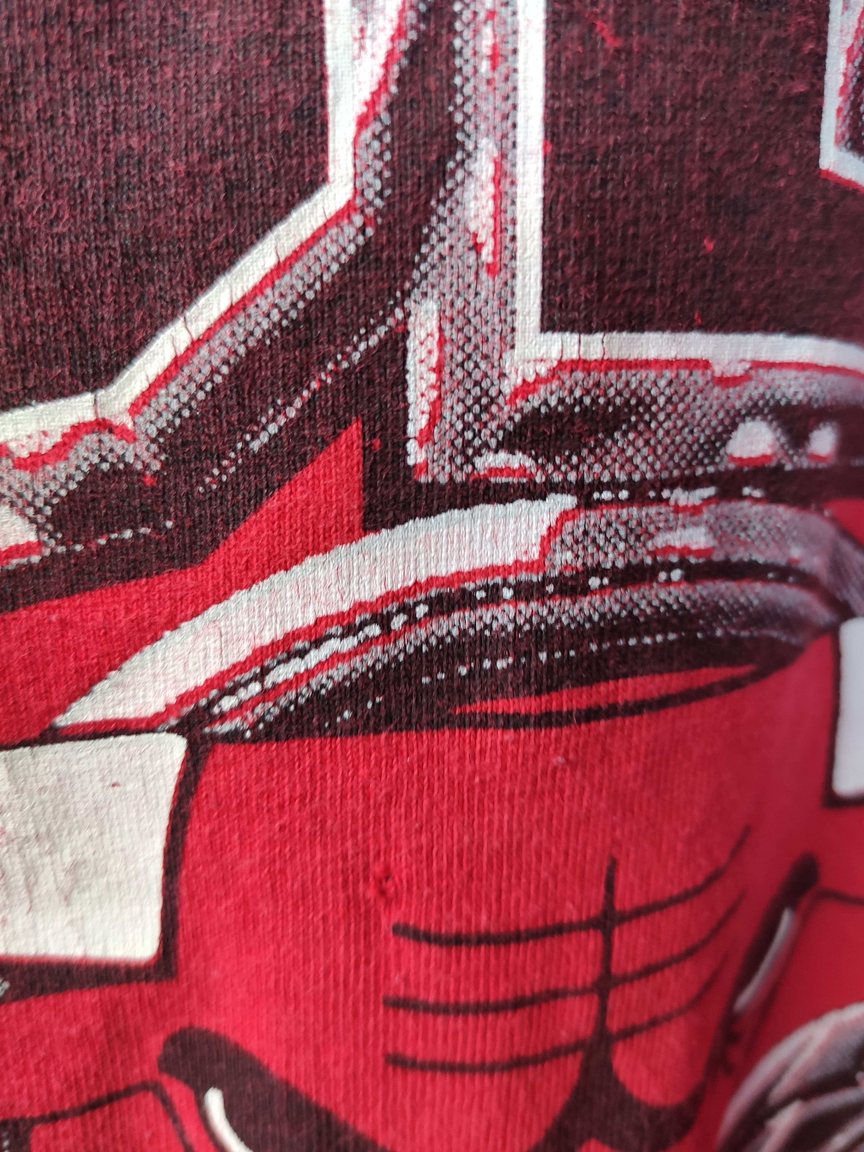 NBA 🔥 Vtg 90s Vintage Chicago Bulls t shirt made in Usa Size US L / EU 52-54 / 3 - 5 Thumbnail