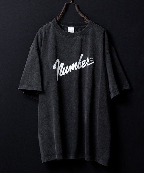 image of Number N Ine Number Nine Fender Logo Powder Breach T-Shirt in Black, Men's (Size XL)