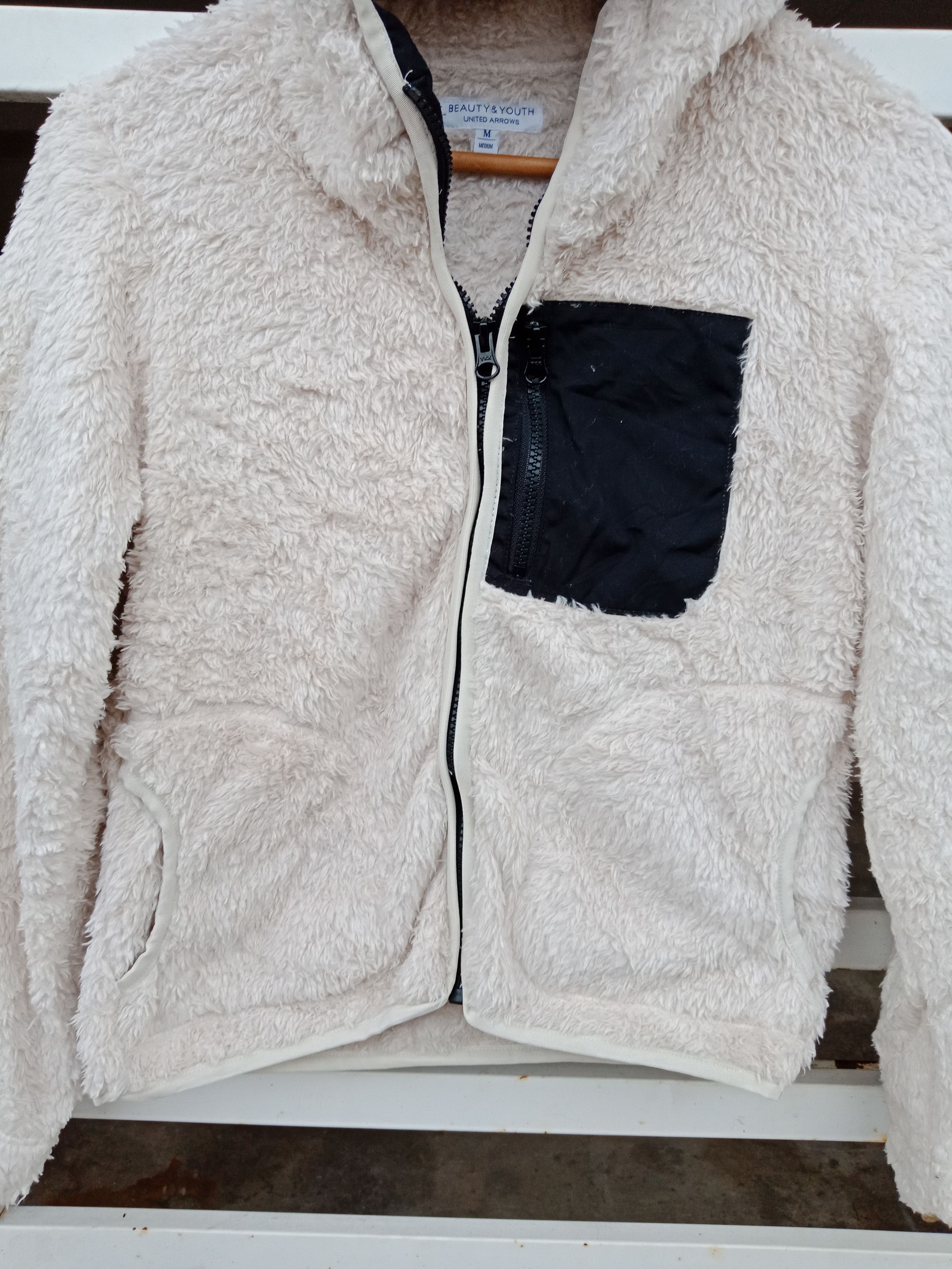 BEAUTY&YOUTH × Japanese Brand Beauty & Youth United Arrows Single Pocket Fleece Sweater Size US S / EU 44-46 / 1 - 7 Thumbnail
