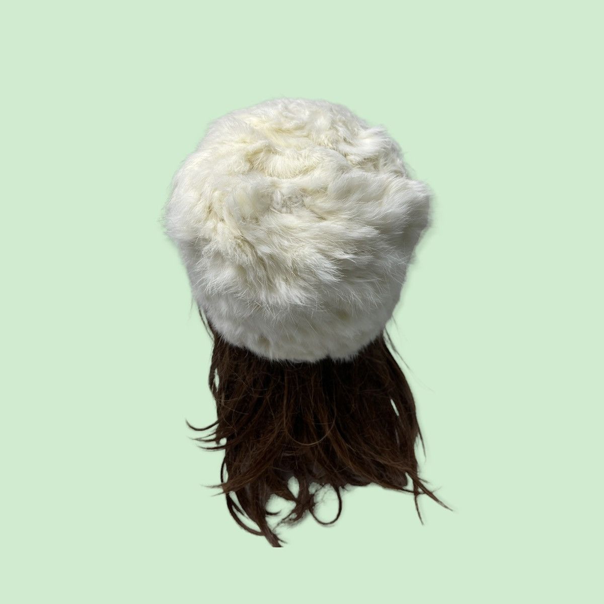 Designer × Vintage Stretch Fur Nabro Beanie Hat Size ONE SIZE - 3 Thumbnail