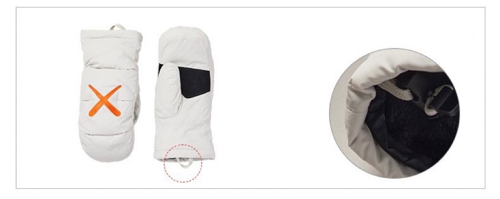 Kaws × The North Face Kaws x The North Face Nuptse Mitt Size ONE SIZE - 2 Thumbnail