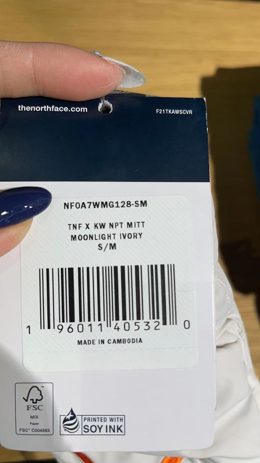 Kaws × The North Face Kaws x The North Face Nuptse Mitt Size ONE SIZE - 8 Thumbnail