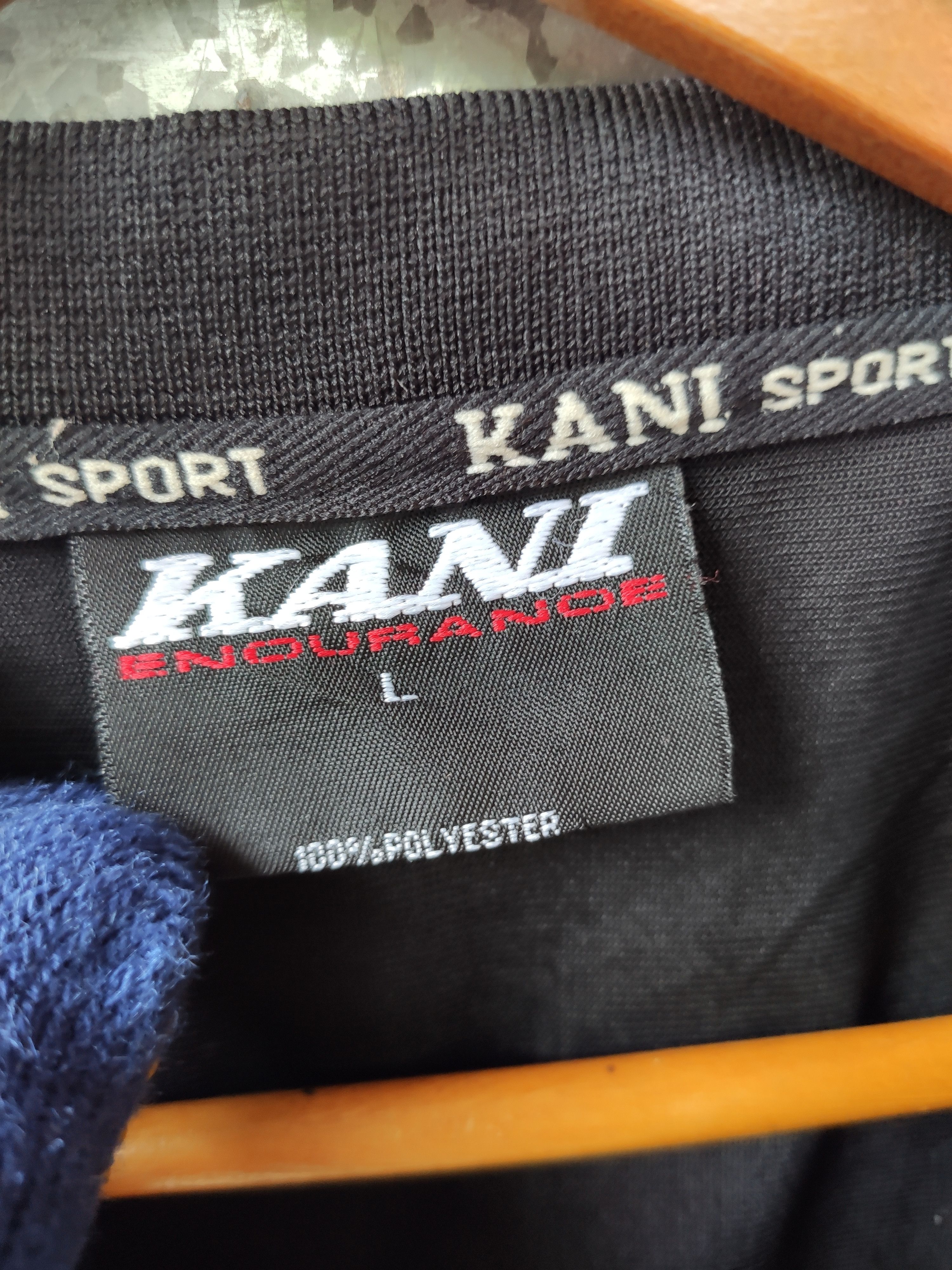 Karl Kani 🔥 Vintage Karl Kani jersey side tape spell out Kani Sport Size US L / EU 52-54 / 3 - 5 Thumbnail