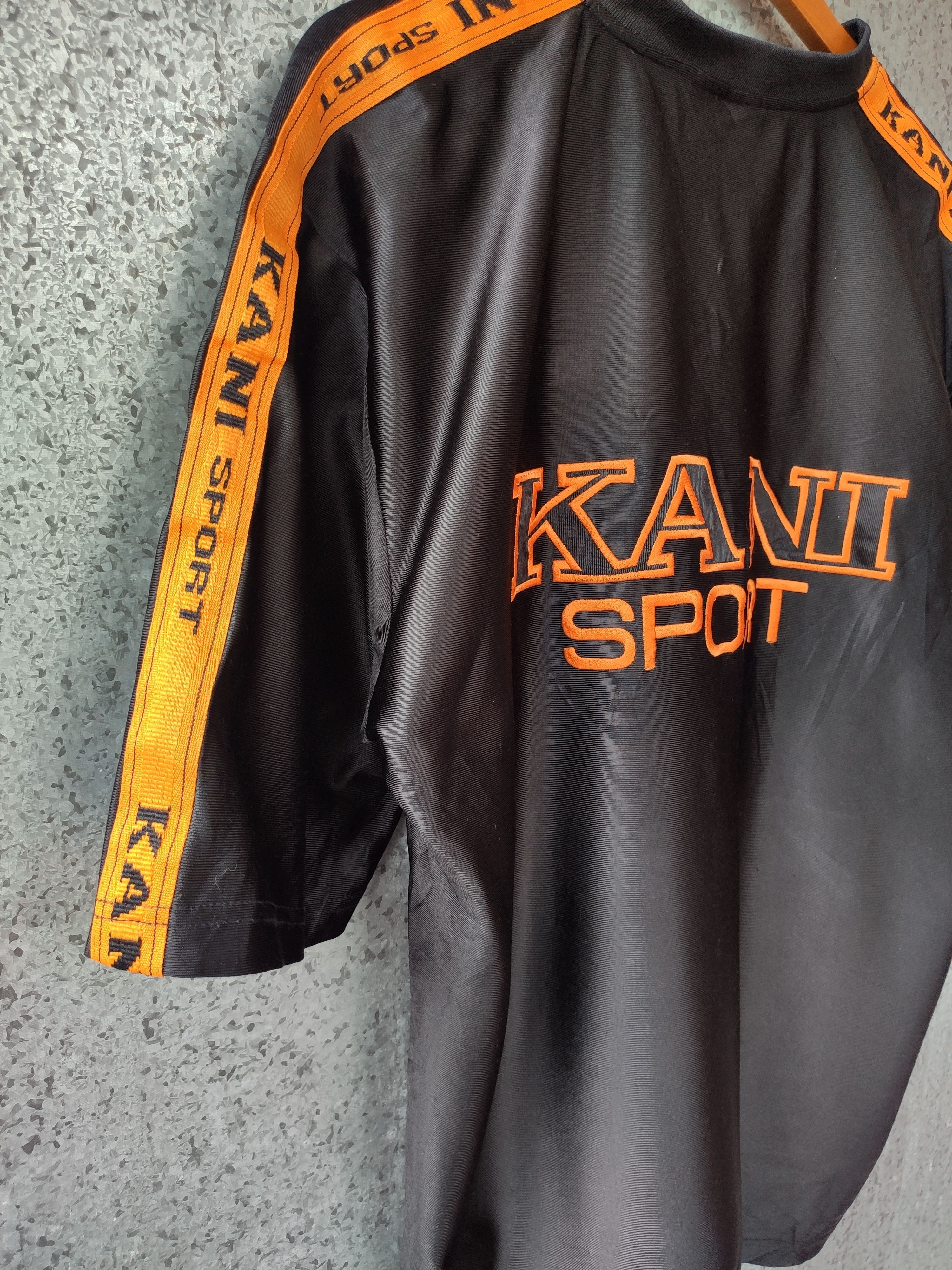 Karl Kani 🔥 Vintage Karl Kani jersey side tape spell out Kani Sport Size US L / EU 52-54 / 3 - 3 Thumbnail