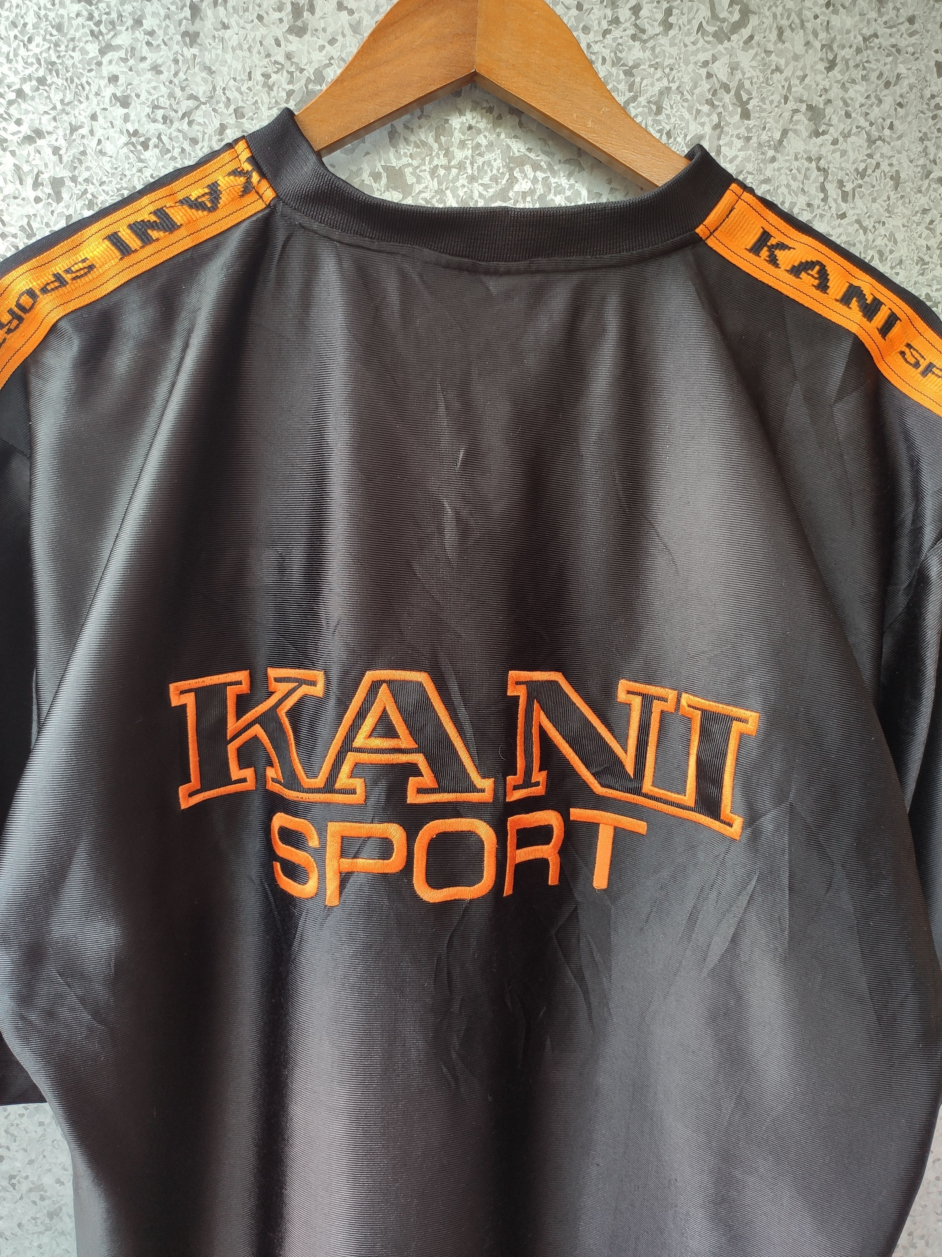 Karl Kani 🔥 Vintage Karl Kani jersey side tape spell out Kani Sport Size US L / EU 52-54 / 3 - 2 Thumbnail