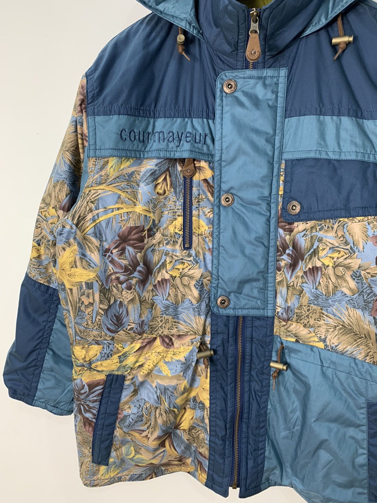 Japanese Brand Rare Japanese Brand Courmayeur Puffer Jacket Color Block Size US L / EU 52-54 / 3 - 3 Thumbnail