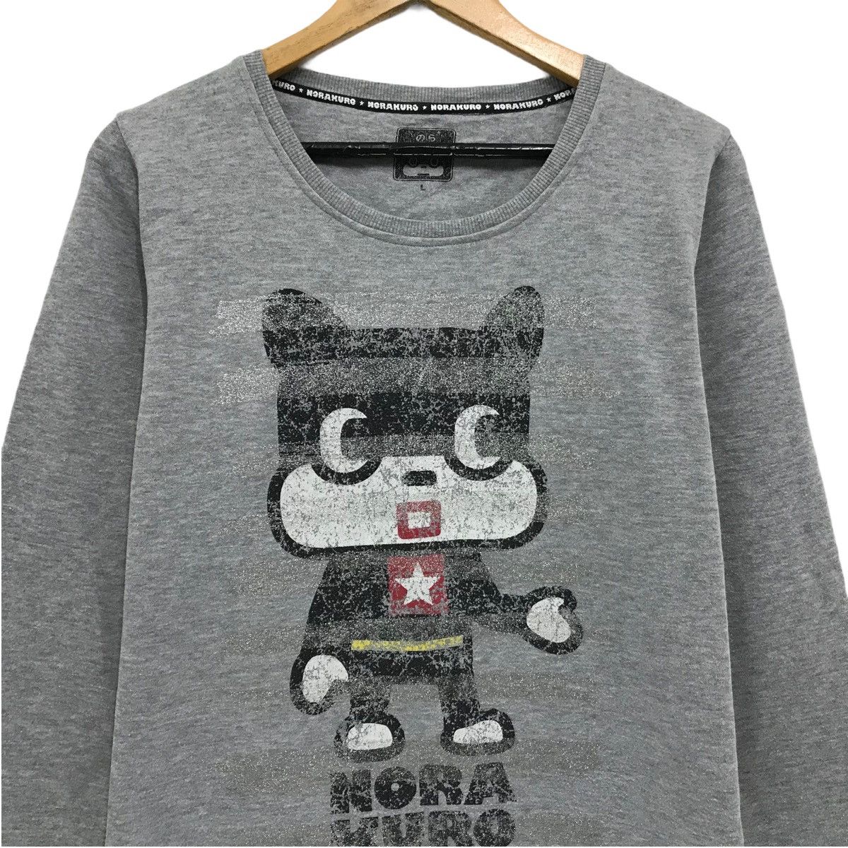 Cartoon Network × Japanese Brand × Vintage Vintage Nora Kuro Bears Cartoon Sweatshirt Pullover Jumper Size US M / EU 48-50 / 2 - 4 Thumbnail