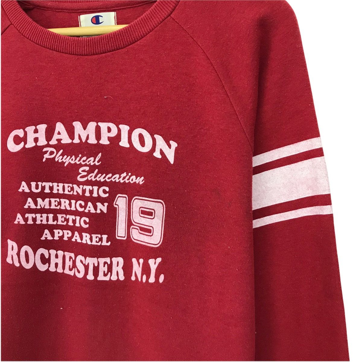 Champion × Vintage Vintage Champion Sweatshirt Big Logo Rochester NY Jumper Size US M / EU 48-50 / 2 - 4 Thumbnail