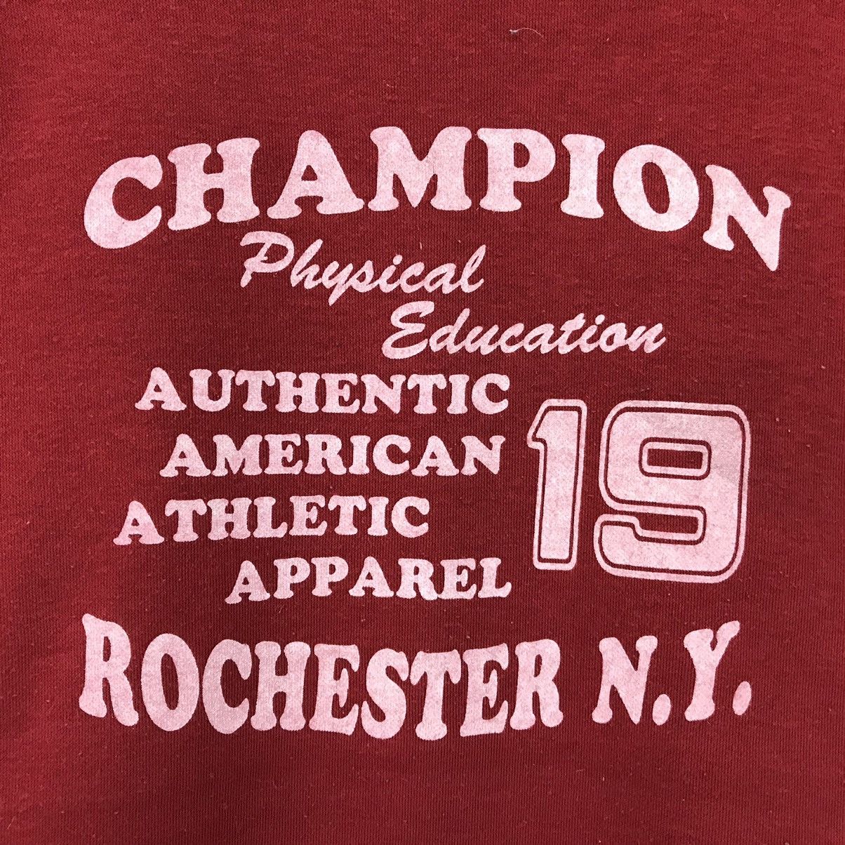Champion × Vintage Vintage Champion Sweatshirt Big Logo Rochester NY Jumper Size US M / EU 48-50 / 2 - 2 Thumbnail