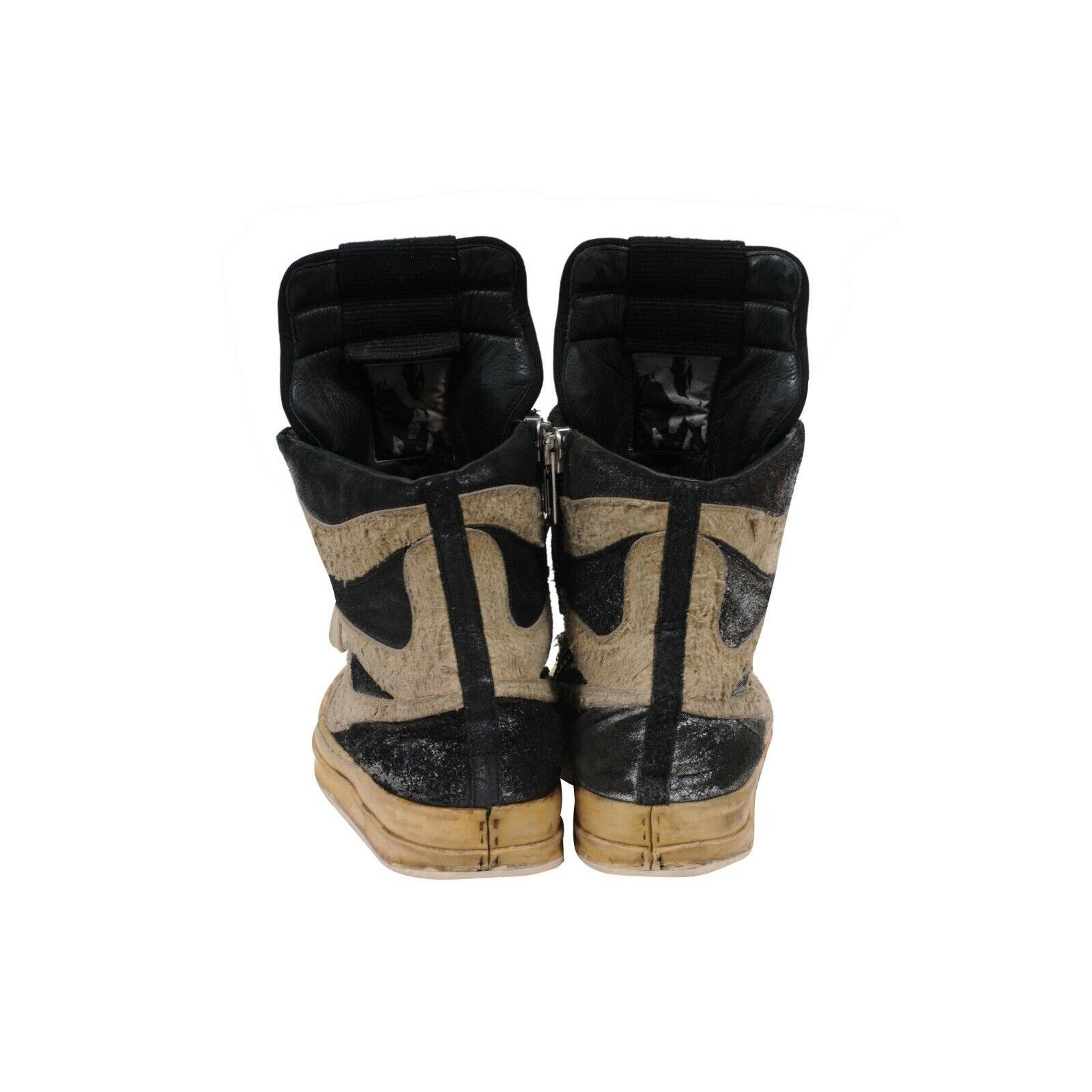 Rick Owens Black White Metallic Distressed Mohawk Dunks Size US 9 / EU 42 - 7 Thumbnail