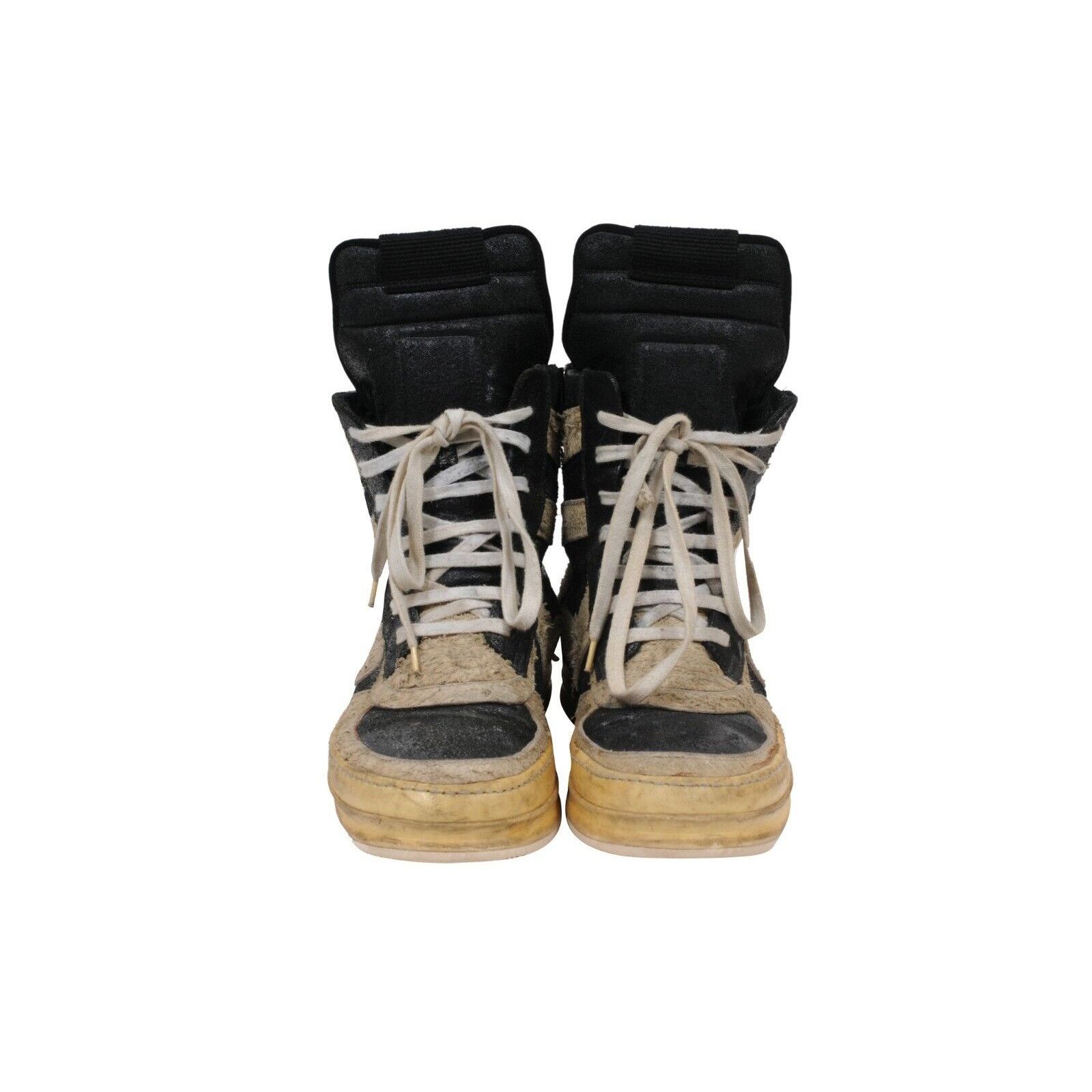 Rick Owens Black White Metallic Distressed Mohawk Dunks Size US 9 / EU 42 - 2 Thumbnail