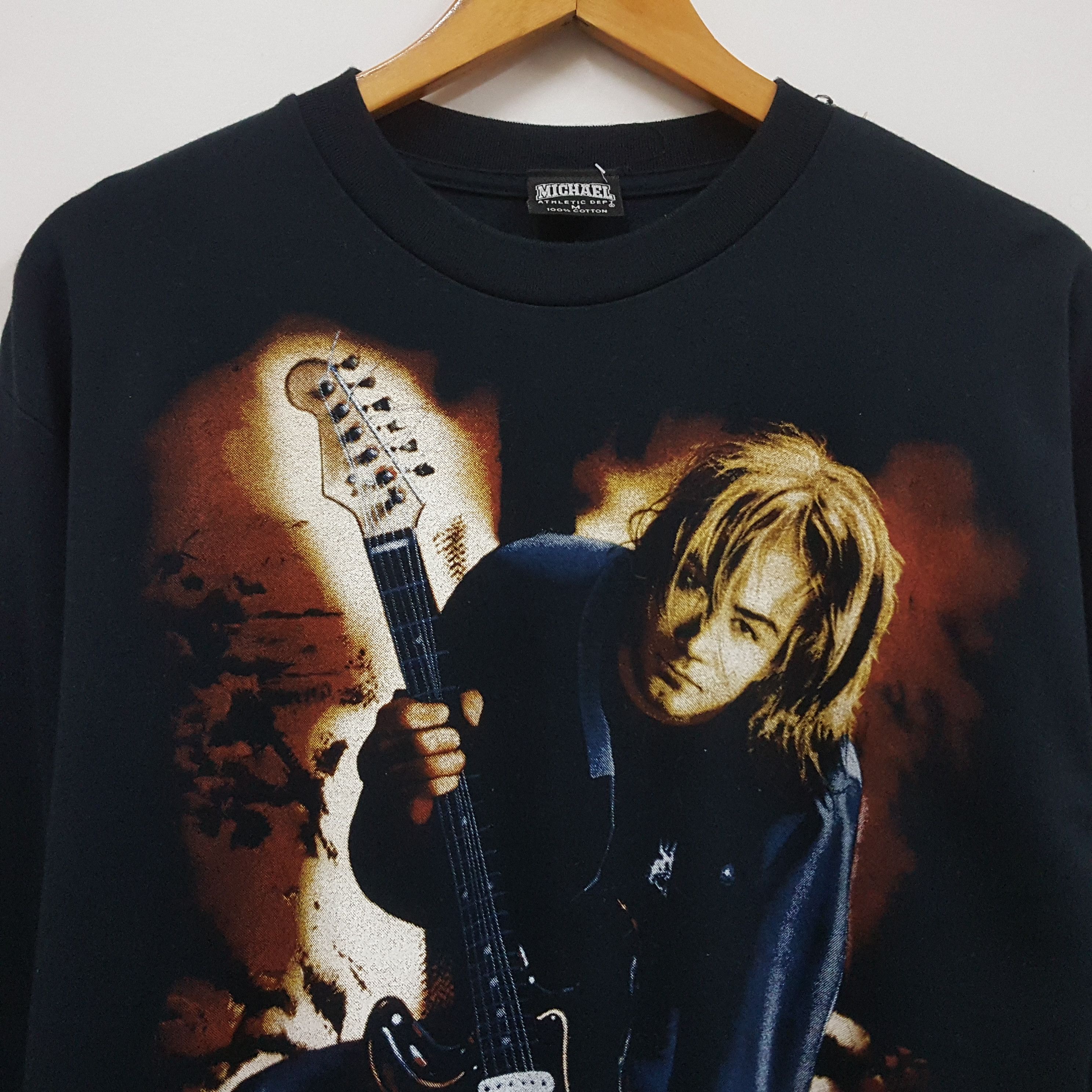 Band Tees × Nirvana × Vintage Vintage NIRVANA Kurt Cobain nirvana long sleeve t-shirt Size US M / EU 48-50 / 2 - 6 Thumbnail
