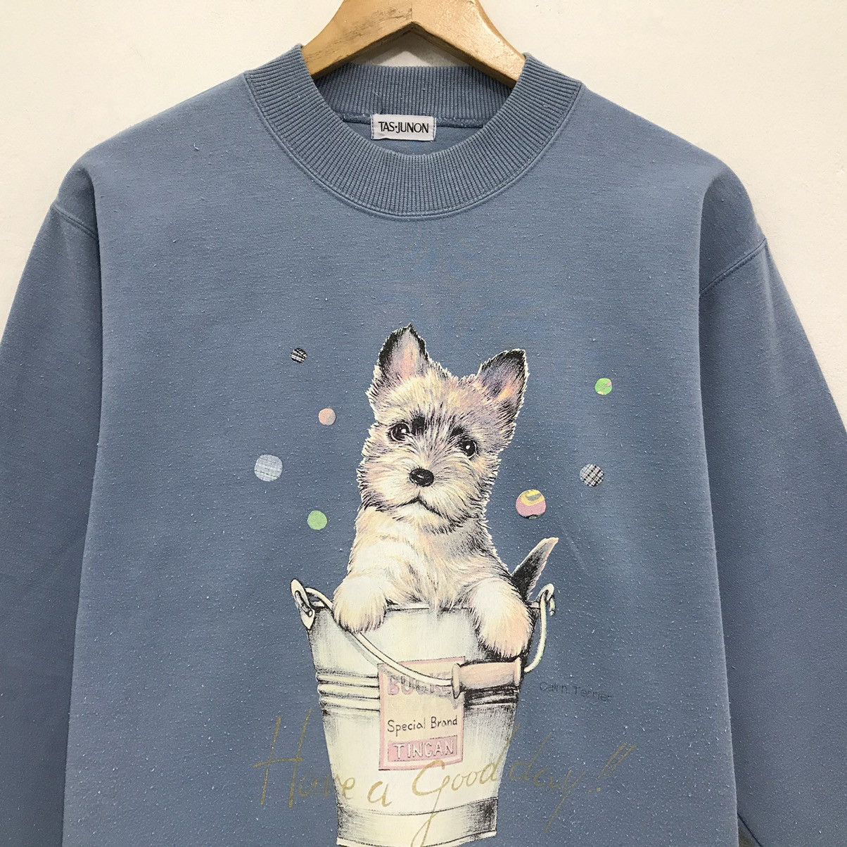 Vintage Vintage Tas Junon Sweatshirt CrewNeck Pullover Jumper Size US M / EU 48-50 / 2 - 2 Thumbnail