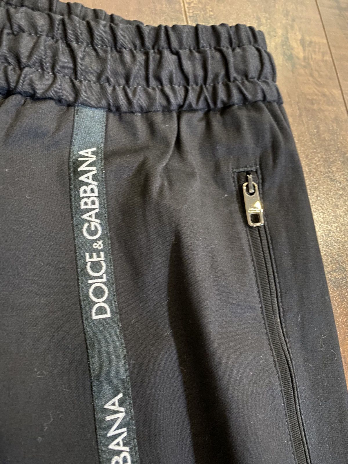 Dolce & Gabbana FW20 Logo Stripe Joggers Size US 34 / EU 50 - 2 Thumbnail