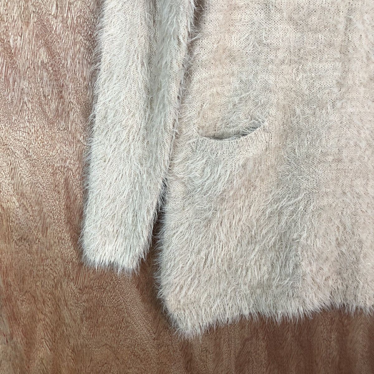 Homespun Knitwear Chocol Raffine Brown Shag Shaggy Fur Mohair Knitwear #6684 Size US M / EU 48-50 / 2 - 4 Thumbnail