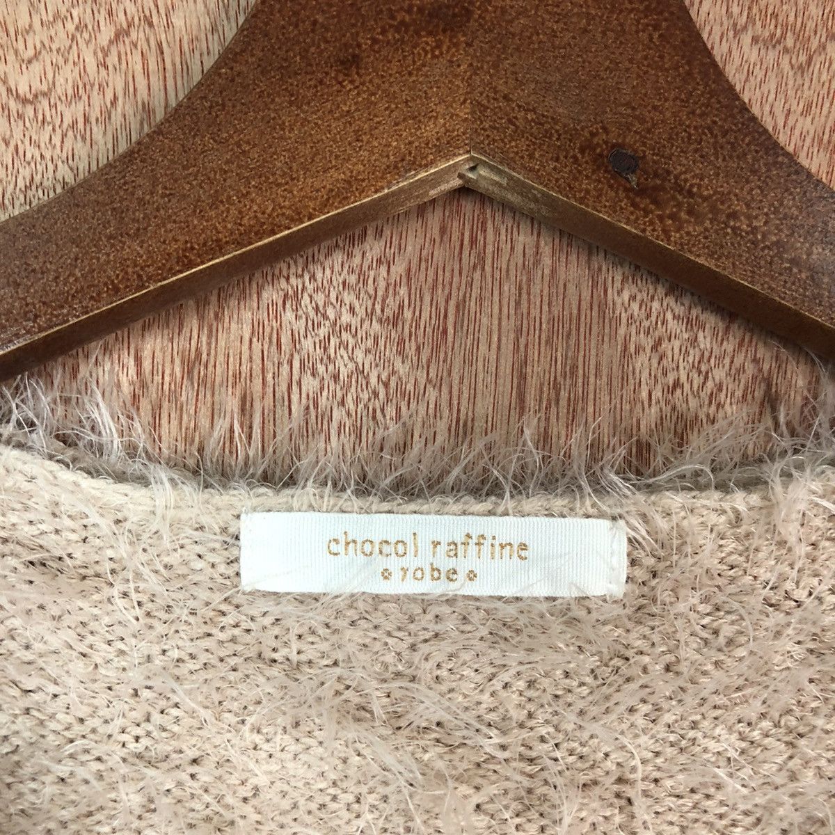 Homespun Knitwear Chocol Raffine Brown Shag Shaggy Fur Mohair Knitwear #6684 Size US M / EU 48-50 / 2 - 7 Thumbnail