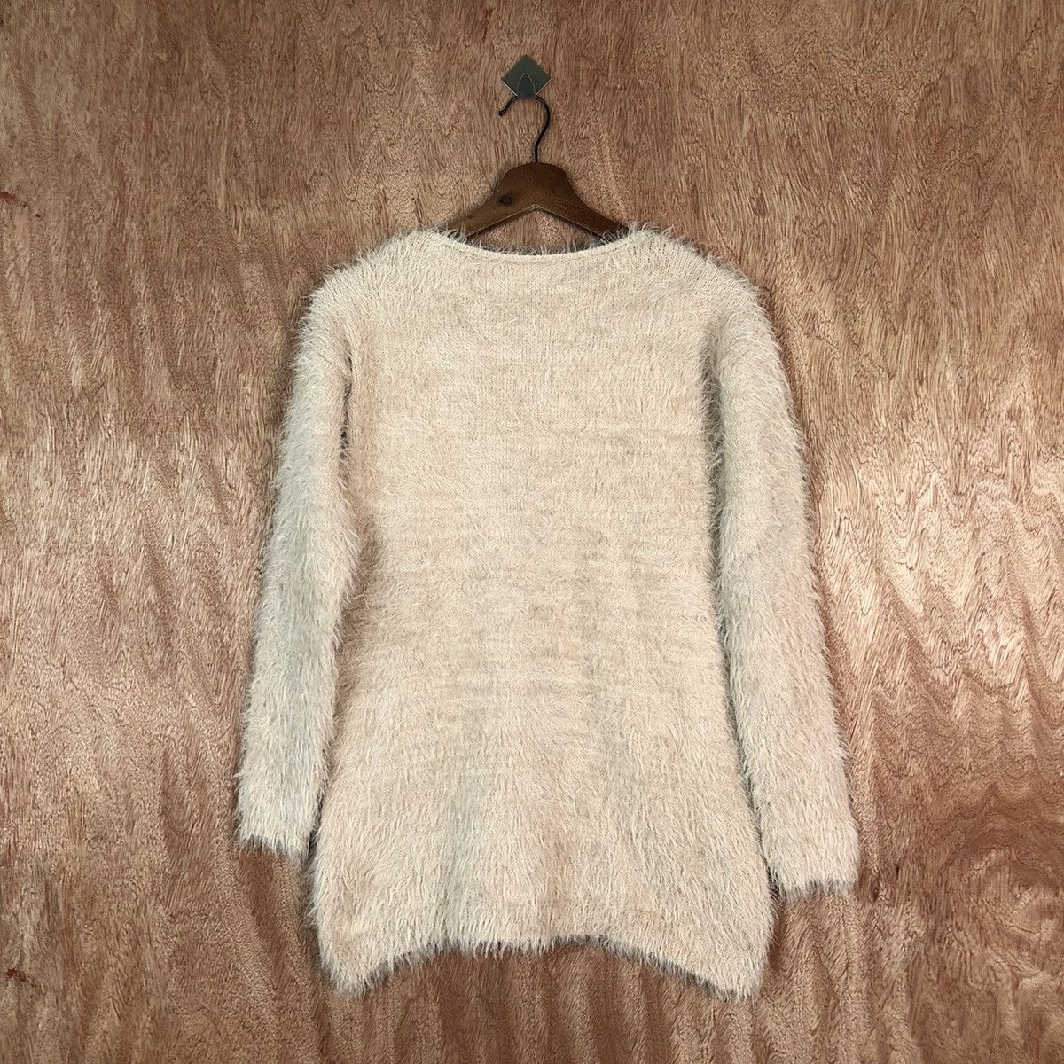Homespun Knitwear Chocol Raffine Brown Shag Shaggy Fur Mohair Knitwear #6684 Size US M / EU 48-50 / 2 - 9 Thumbnail
