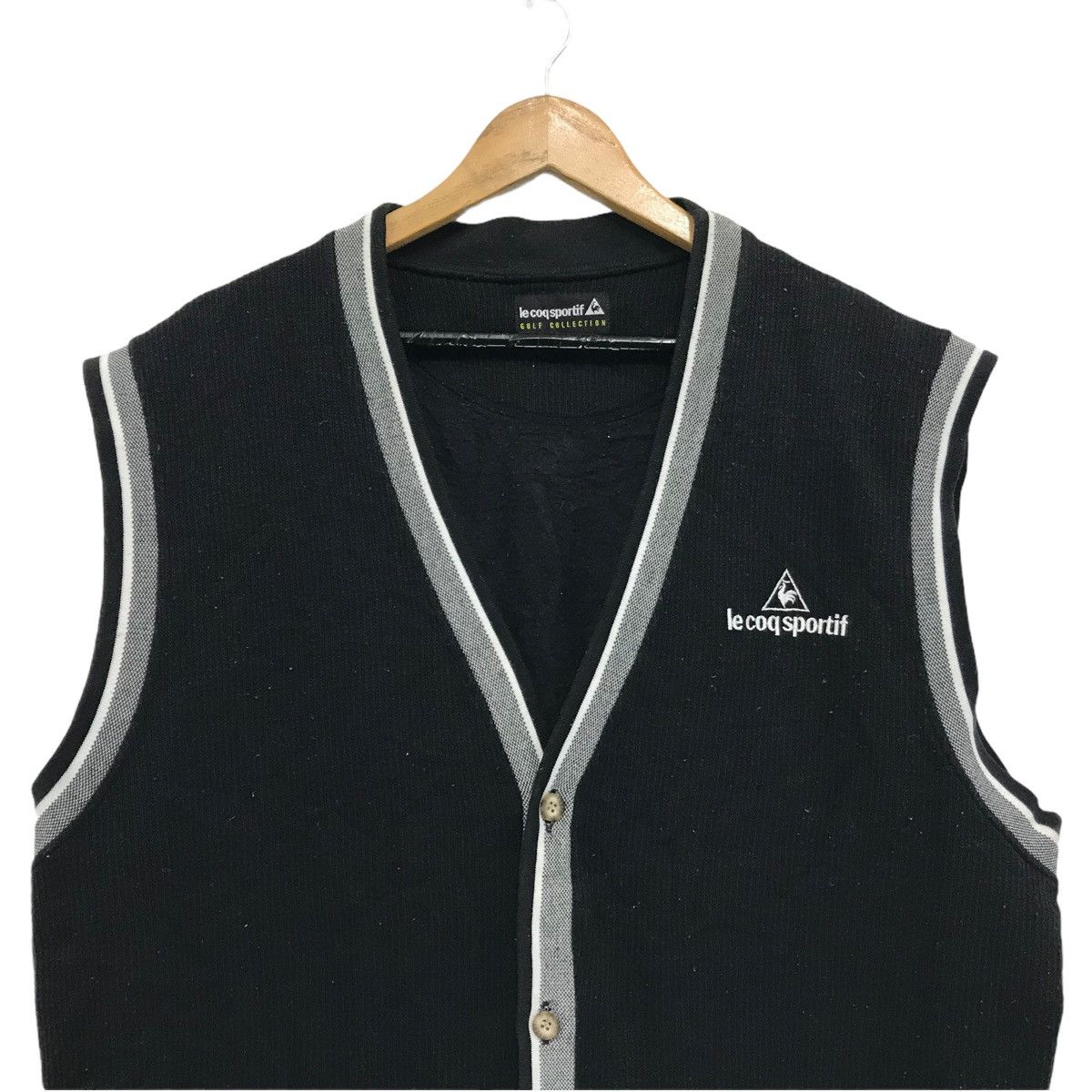 Le Coq Sportif × Vintage Vintage Le Coq Sportif Sleeveless Size US L / EU 52-54 / 3 - 2 Thumbnail