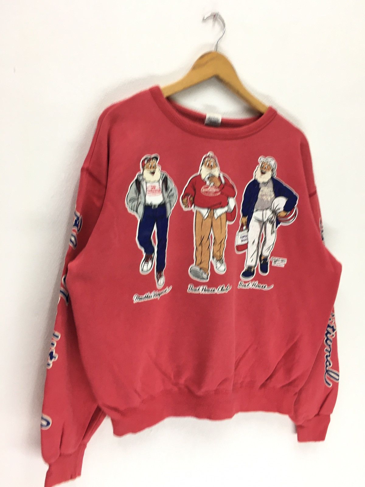 Captain Santors × Vintage Vintage Caption Santa Big Print Sweatshirt Size US M / EU 48-50 / 2 - 9 Thumbnail