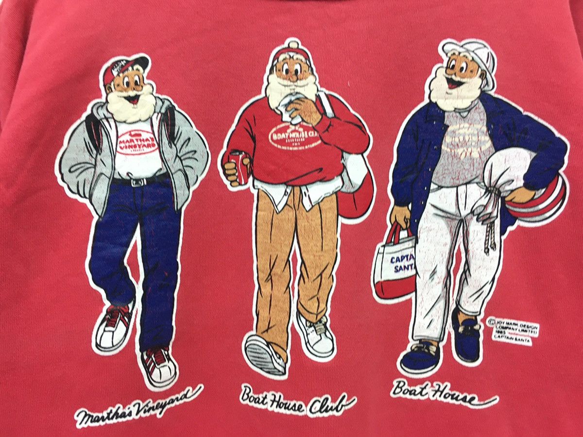 Captain Santors × Vintage Vintage Caption Santa Big Print Sweatshirt Size US M / EU 48-50 / 2 - 4 Thumbnail
