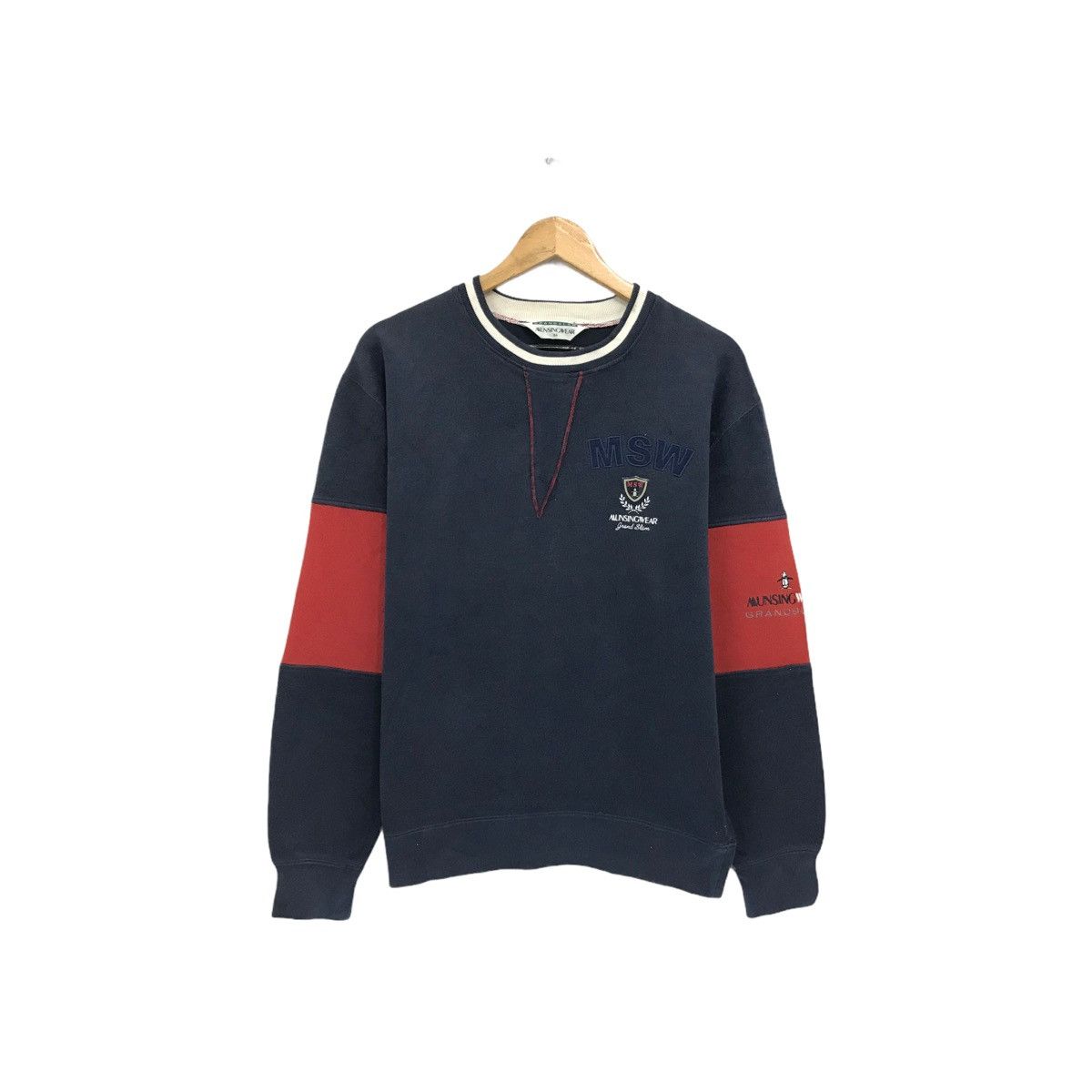 Japanese Brand × Vintage Vintage Munsingwear Grandslam Sweatshirt Pullover Jumper Size US M / EU 48-50 / 2 - 1 Thumbnail