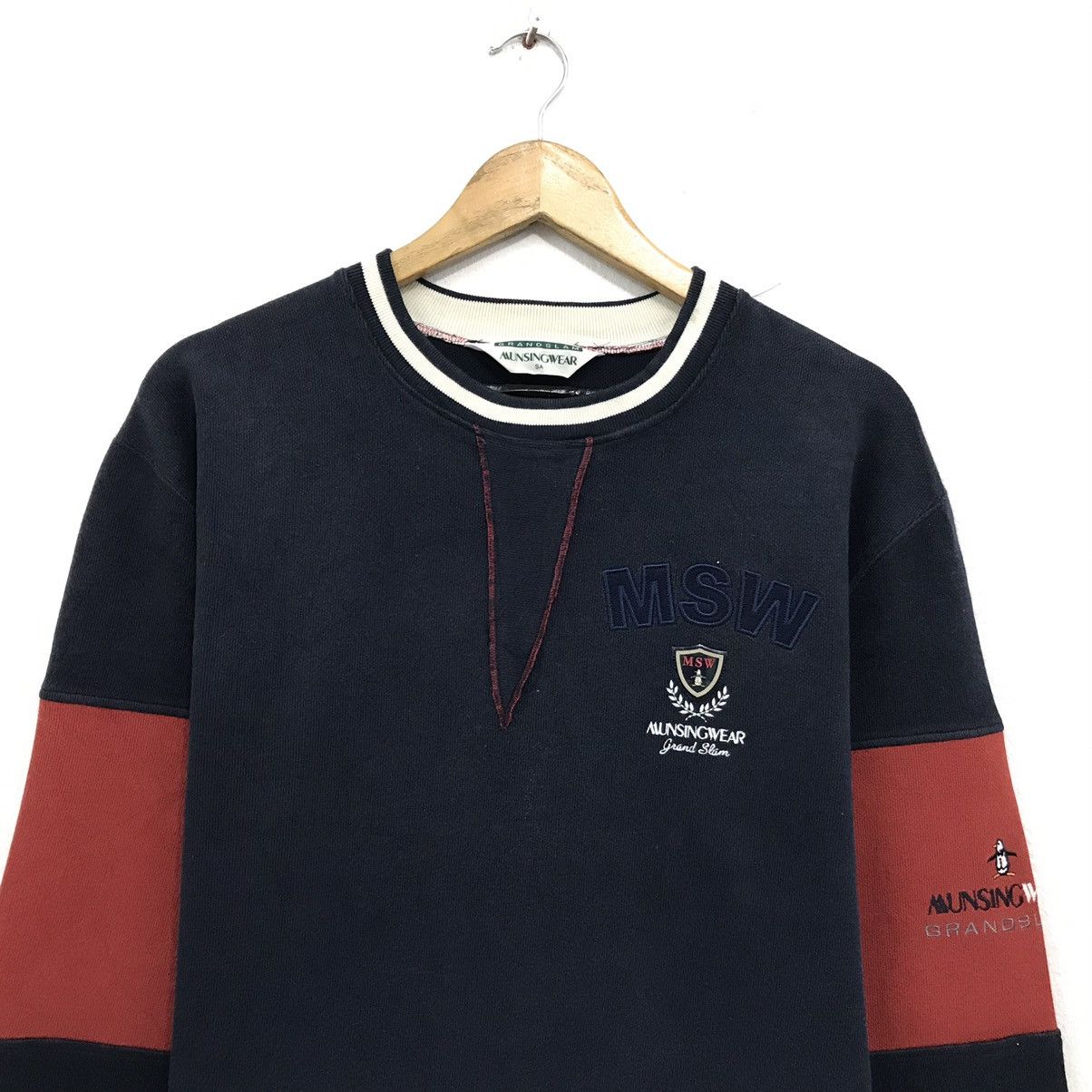 Japanese Brand × Vintage Vintage Munsingwear Grandslam Sweatshirt Pullover Jumper Size US M / EU 48-50 / 2 - 3 Thumbnail