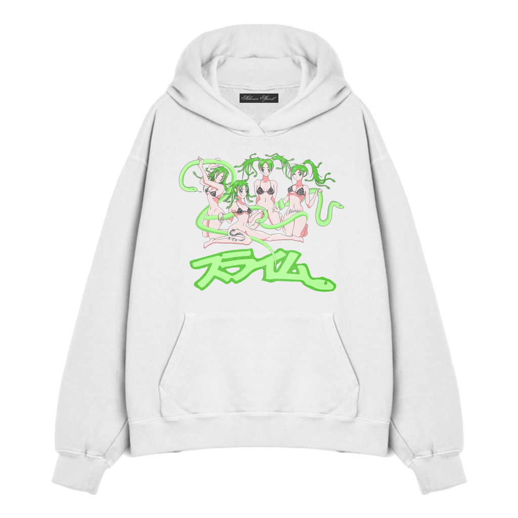 image of Siberia Hills Slime Anime Hoodie XL White, Men's