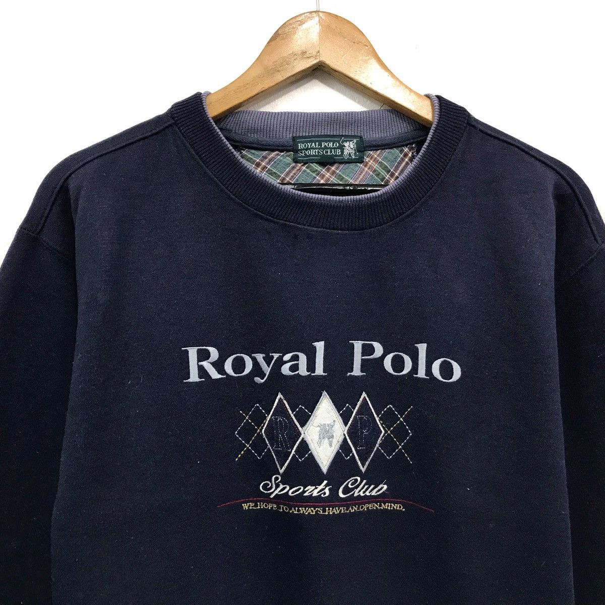Designer × Japanese Brand × Vintage Vintage Royal Polo Sport Club Sweatshirt Pullover Jumper Size US M / EU 48-50 / 2 - 2 Thumbnail
