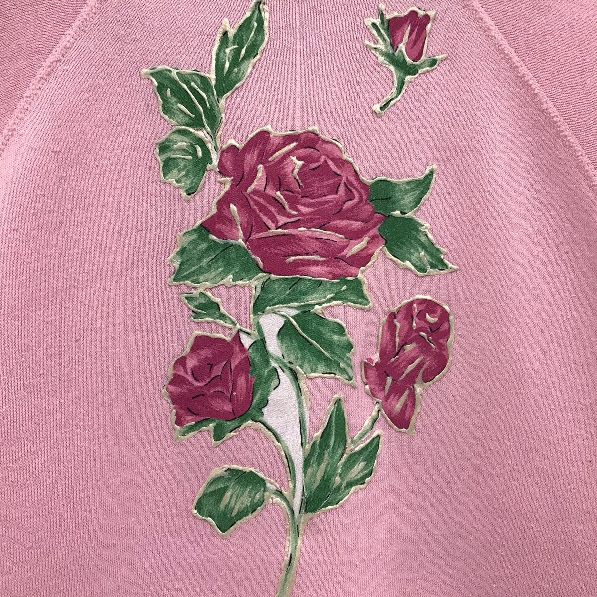 Vintage RARE!!! Vintage Flower Sweatshirt Pullover Jumper Size US M / EU 48-50 / 2 - 5 Thumbnail