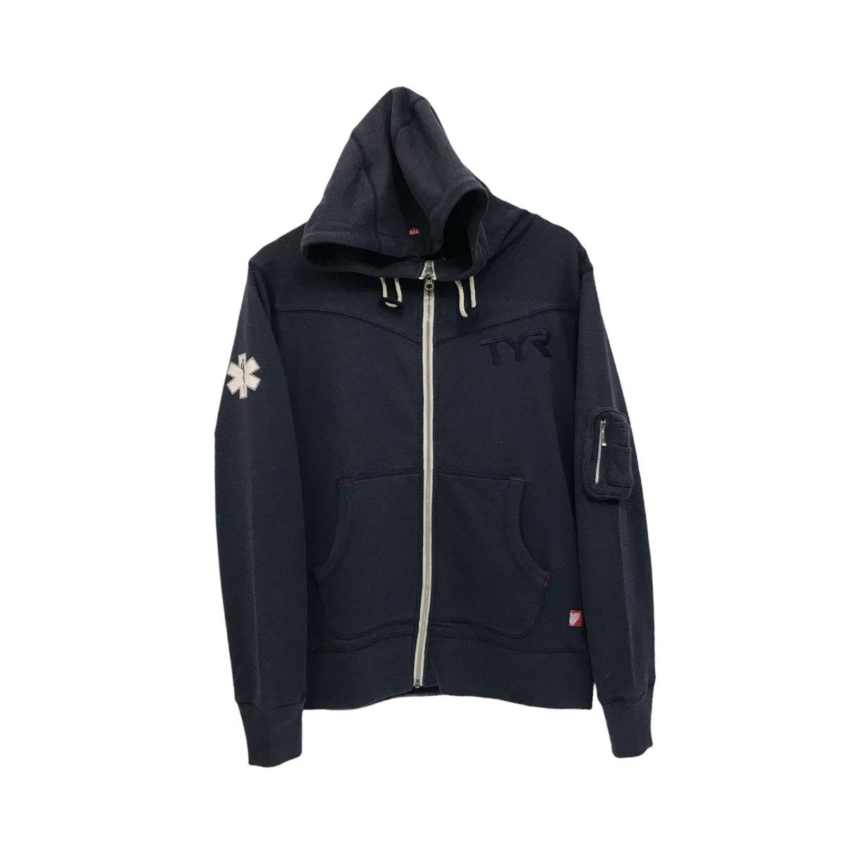 Japanese Brand × Vintage Vintage TYR Sweatshirt TYR Hoodie Pullover Jumper Size US M / EU 48-50 / 2 - 1 Thumbnail