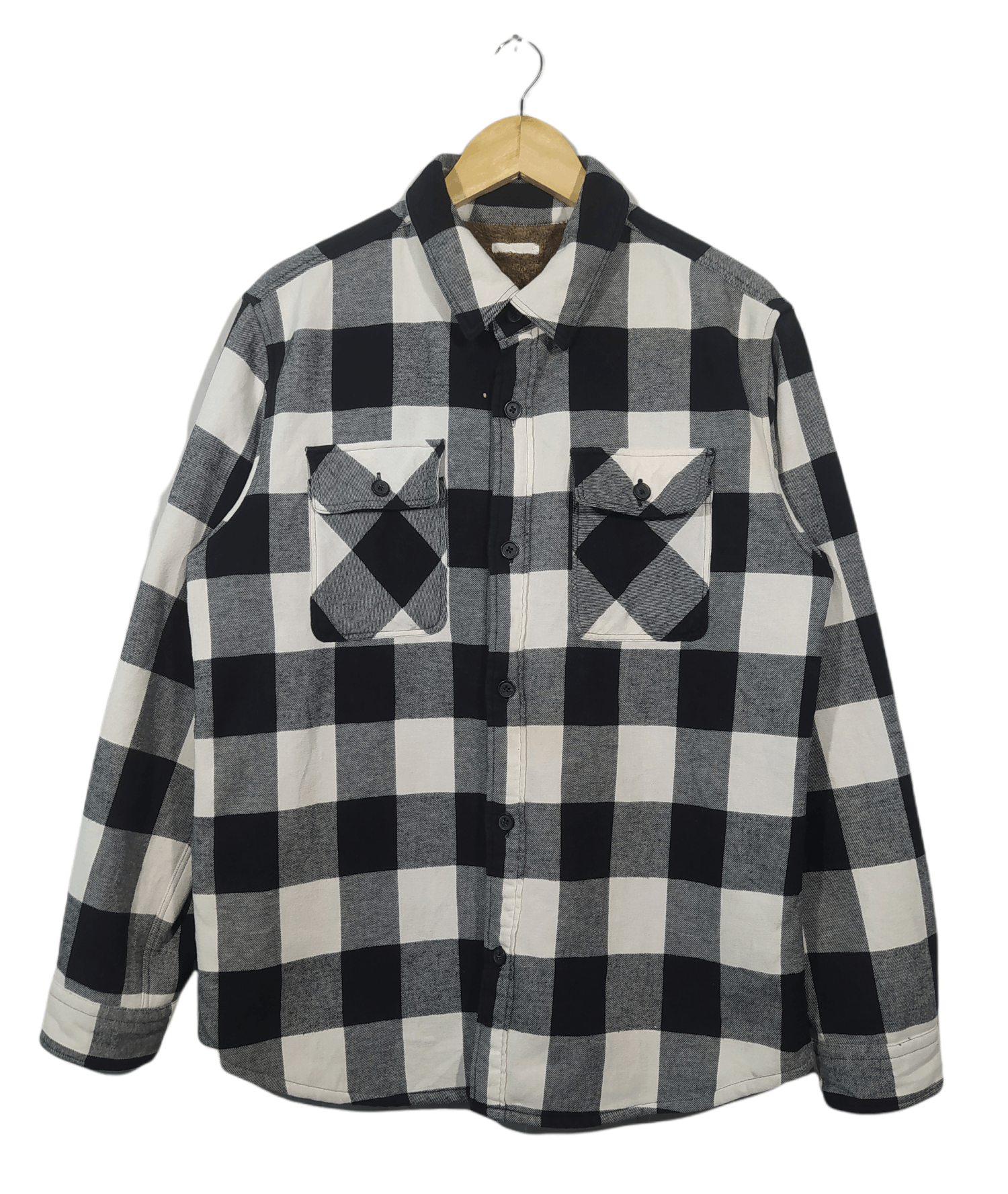 Flannel × Japanese Brand Japanese Brand GU Plaid Flannel lining Fleece Size US M / EU 48-50 / 2 - 1 Thumbnail