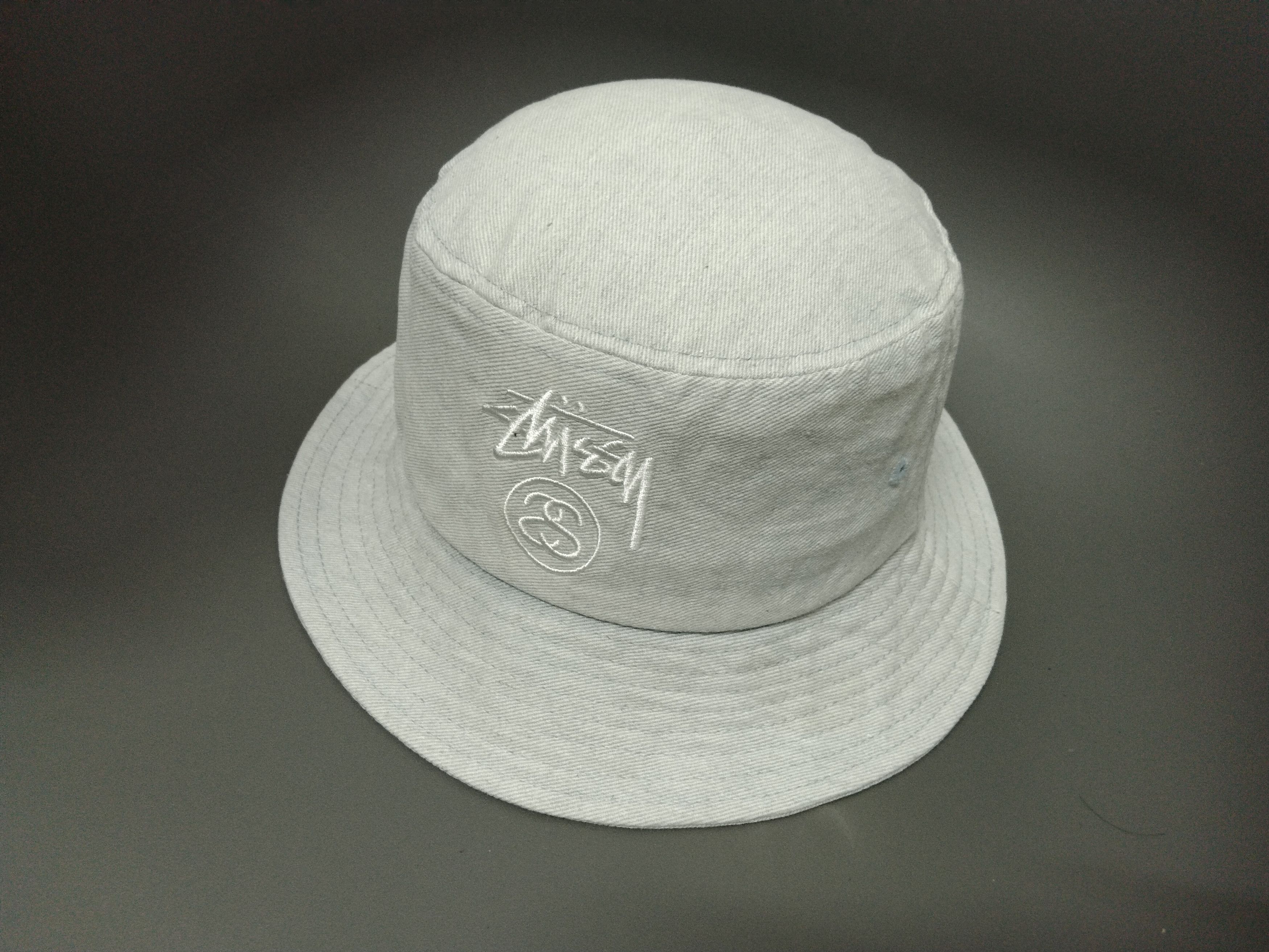 Stussy × Vintage STUSSY VINTAGE DENIM BUCKET HAT Size ONE SIZE - 3 Thumbnail