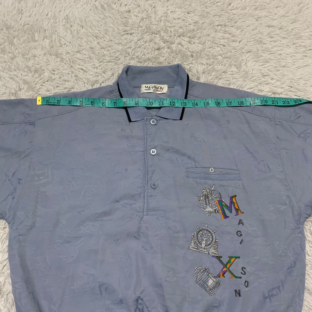 Japanese Brand Magix Son long sleeves collar tshirt Size US M / EU 48-50 / 2 - 6 Thumbnail