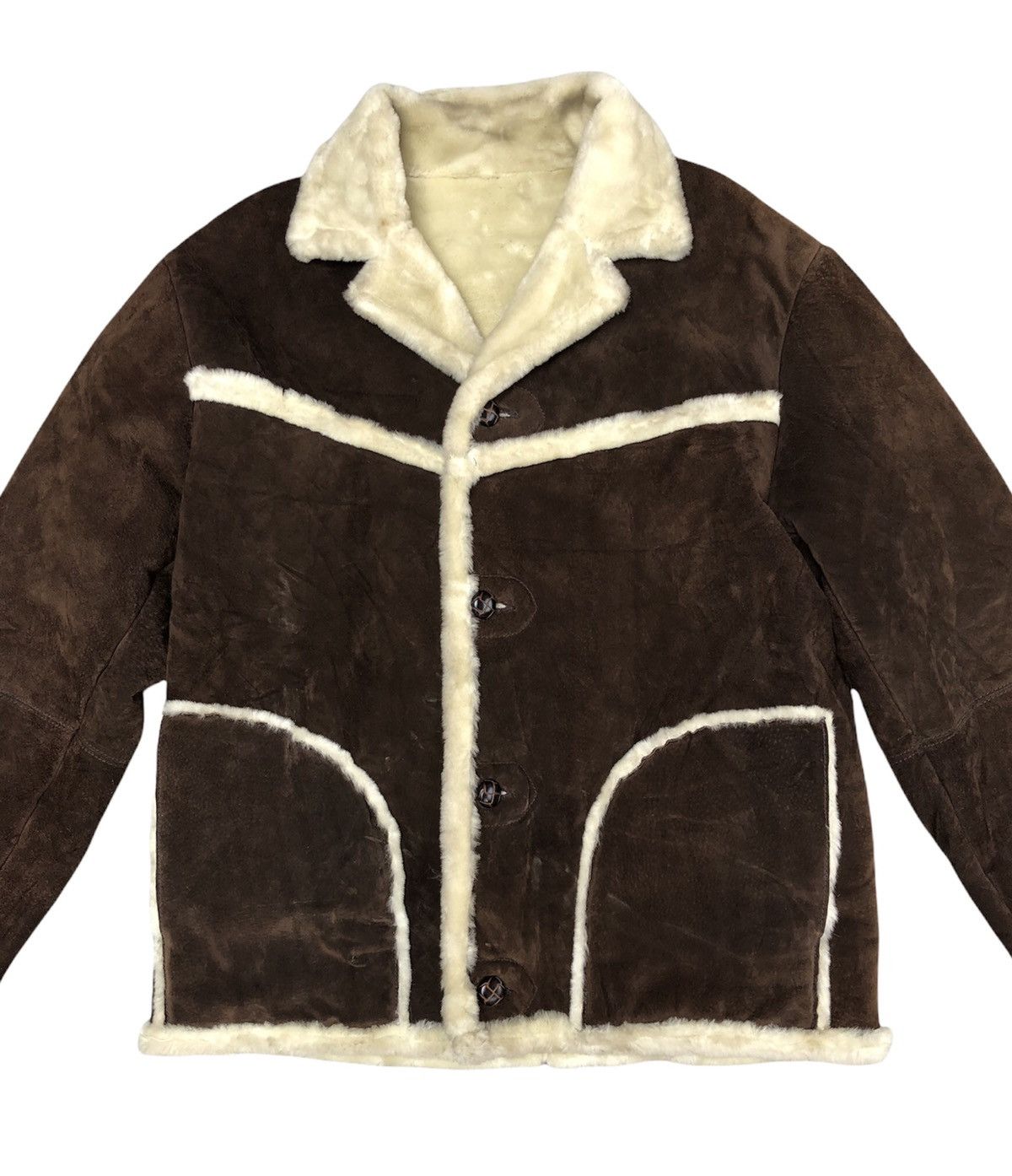 Japanese Brand Flash Stone Sherpa Heavy Jacket Size US L / EU 52-54 / 3 - 2 Thumbnail