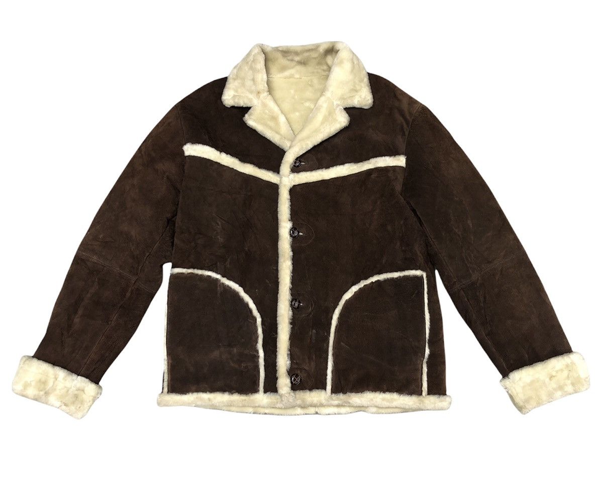 Japanese Brand Flash Stone Sherpa Heavy Jacket Size US L / EU 52-54 / 3 - 1 Thumbnail