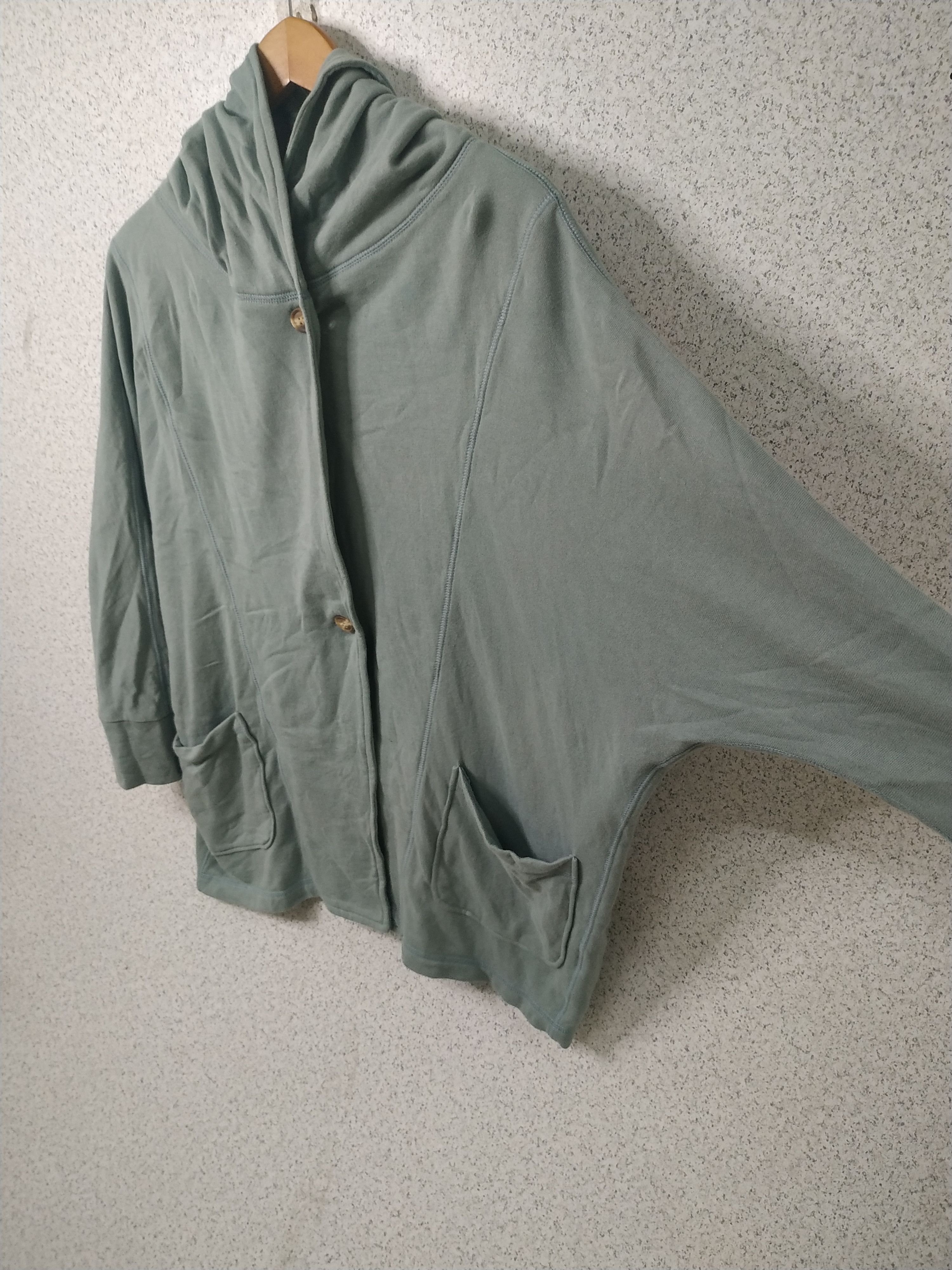 Japanese Brand Abuchi AH Batwing Hooded Cardigan Made in Japan Size US L / EU 52-54 / 3 - 4 Thumbnail
